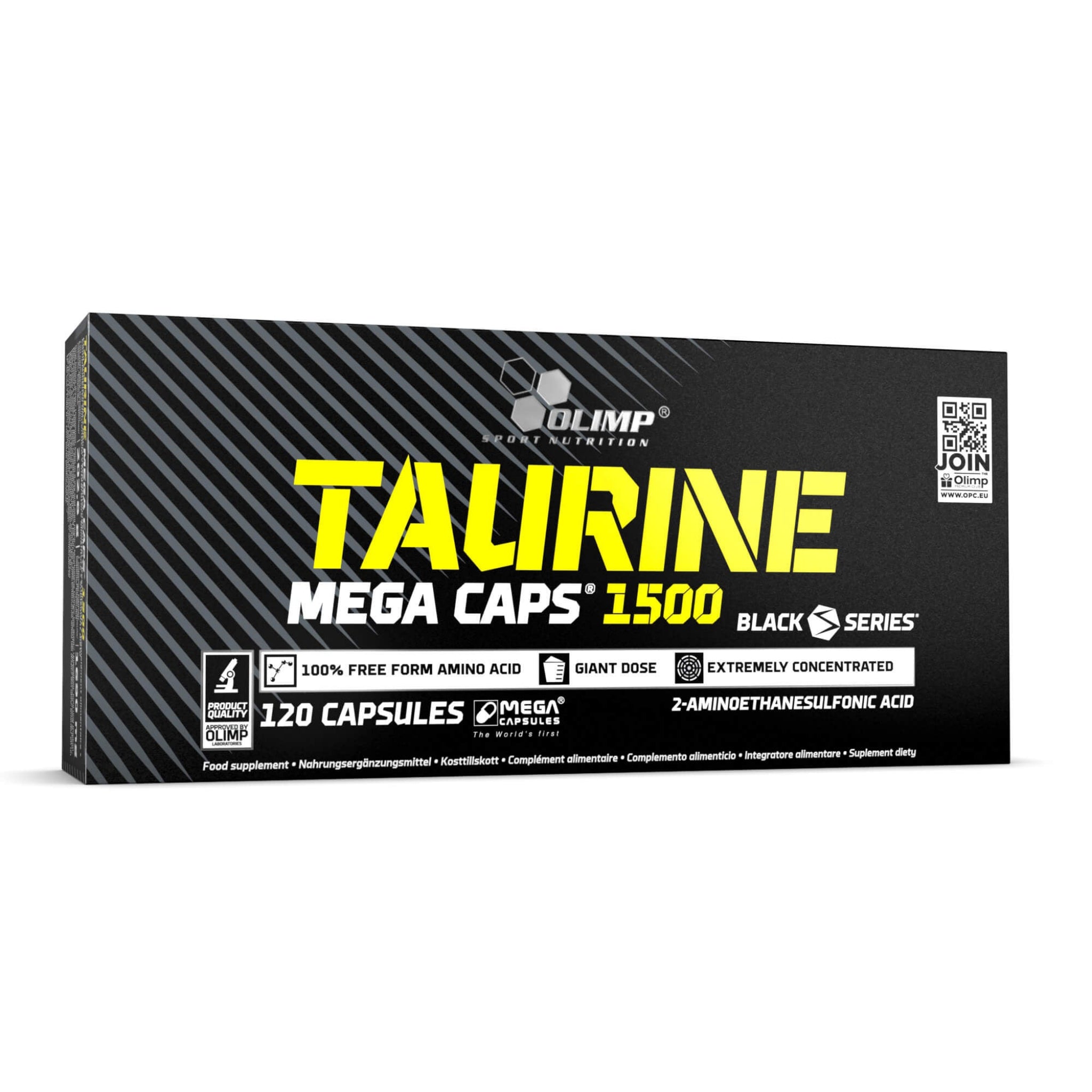 Olimp Taurine Mega Caps 1500 (120 Kapseln)