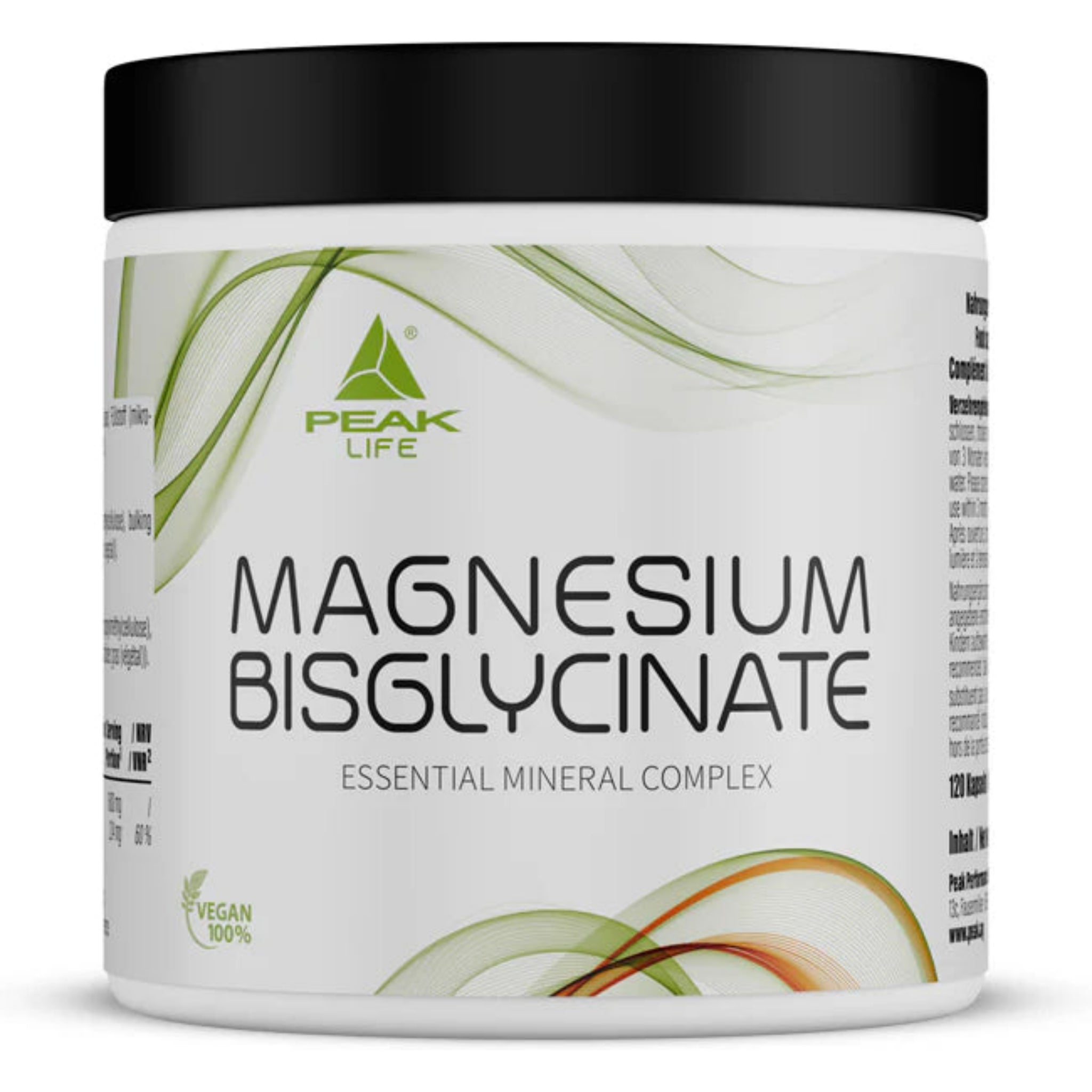 Peak Magnesium Bisglycinat (120 Kapseln)