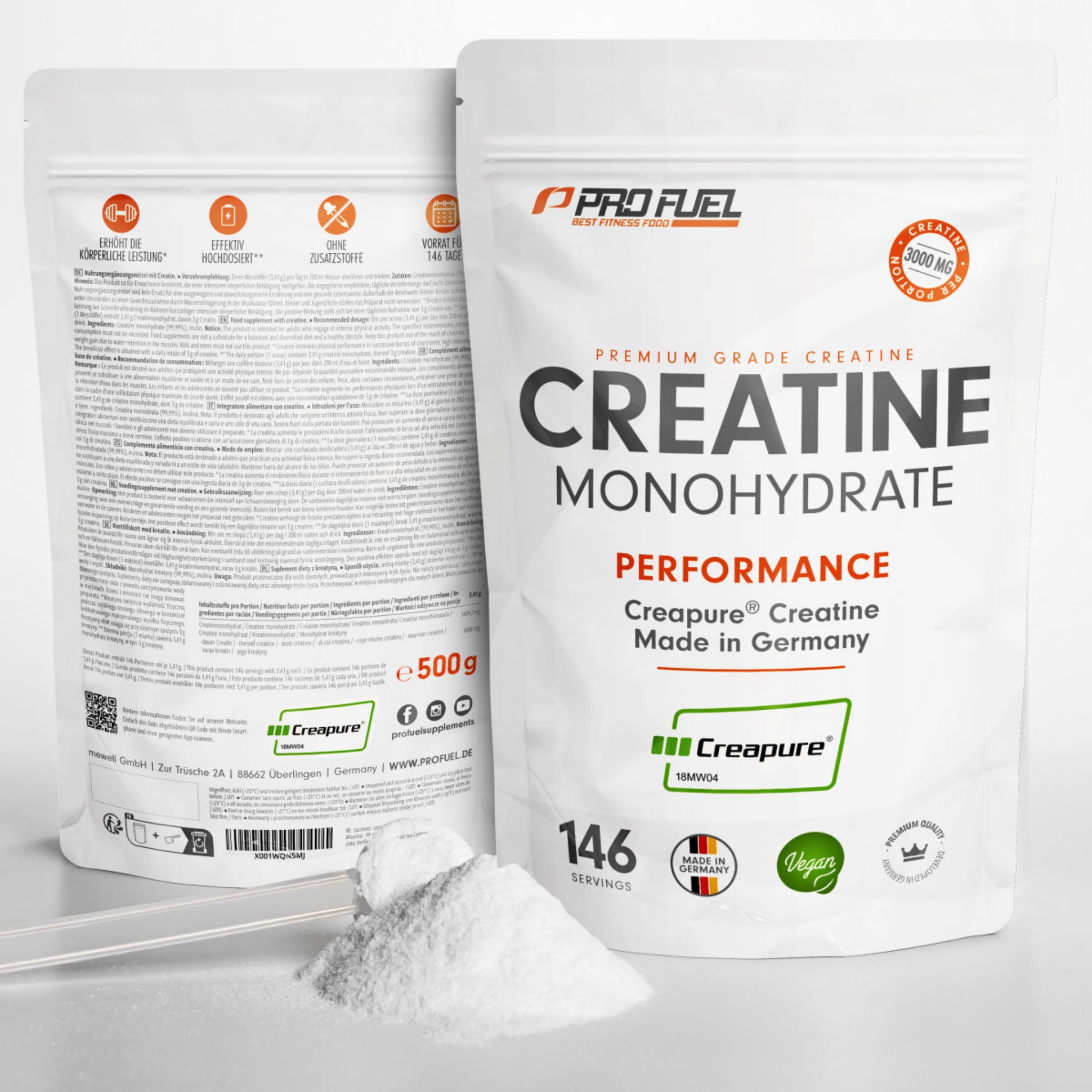 ProFuel Creatine Monohydrate 100% Creapure (500g)