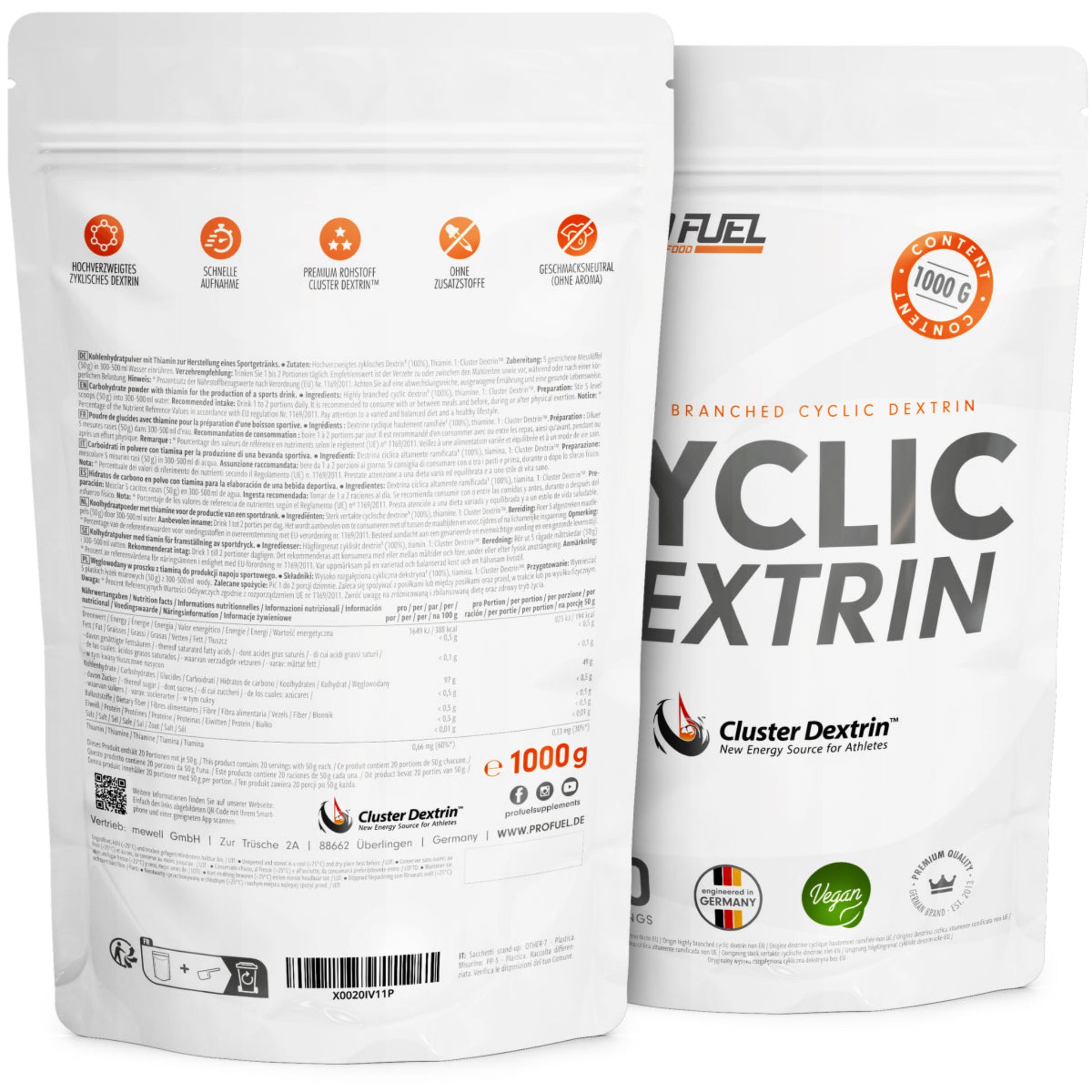 ProFuel Cyclic Dextrin (1000g)