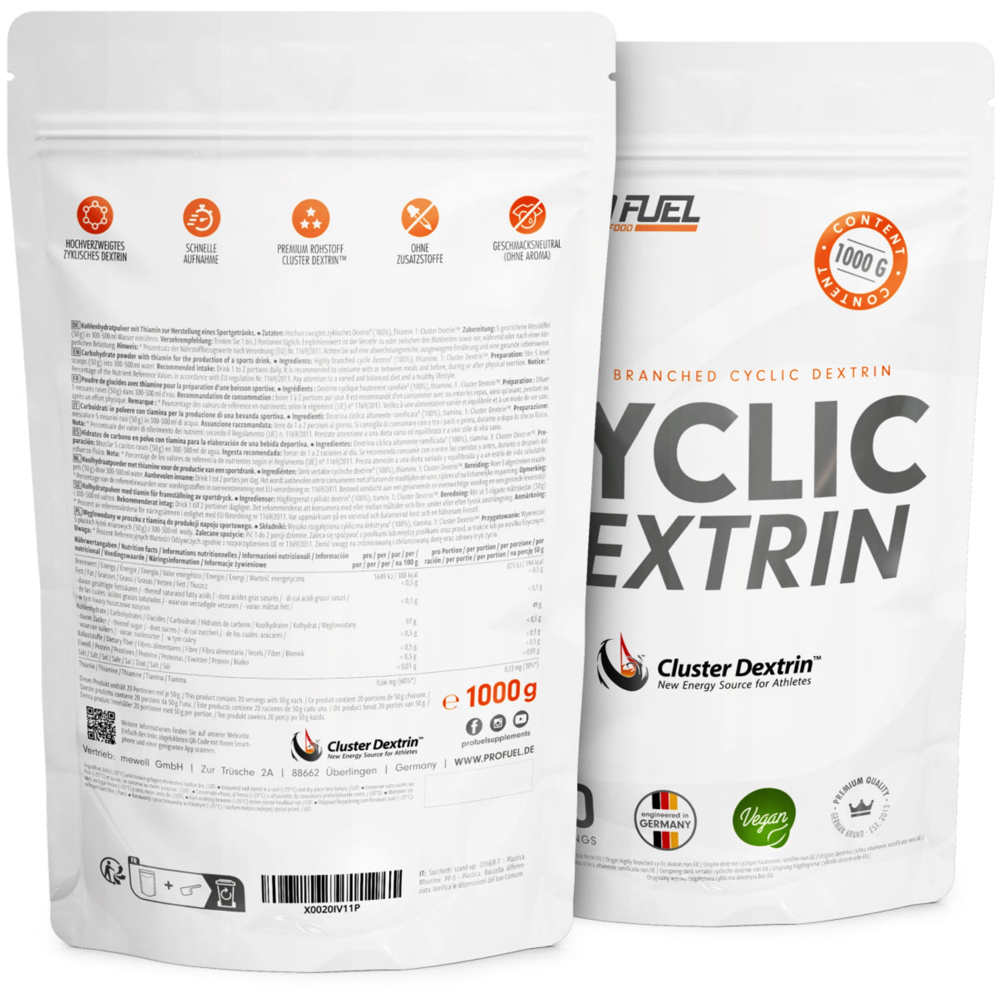 ProFuel Cyclic Dextrin (1000g)
