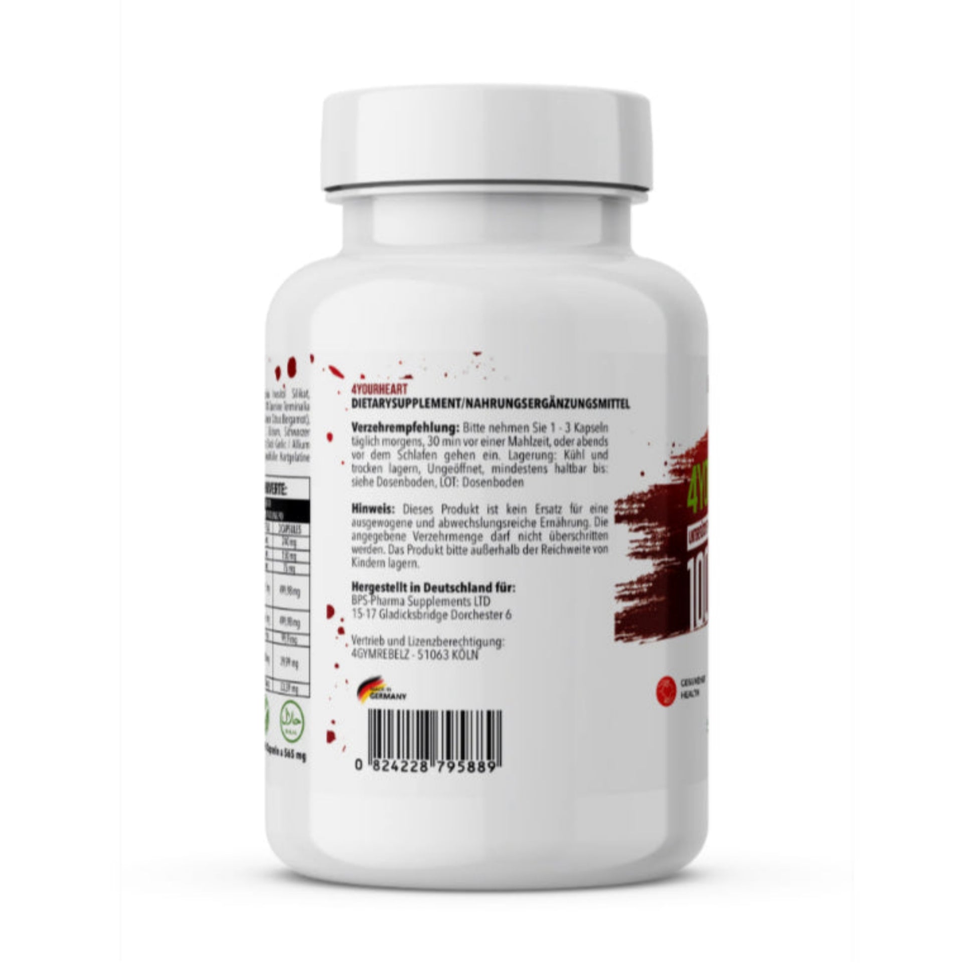 BPS-Pharma 4 Your Heart 100% 4U (90 Kapseln)