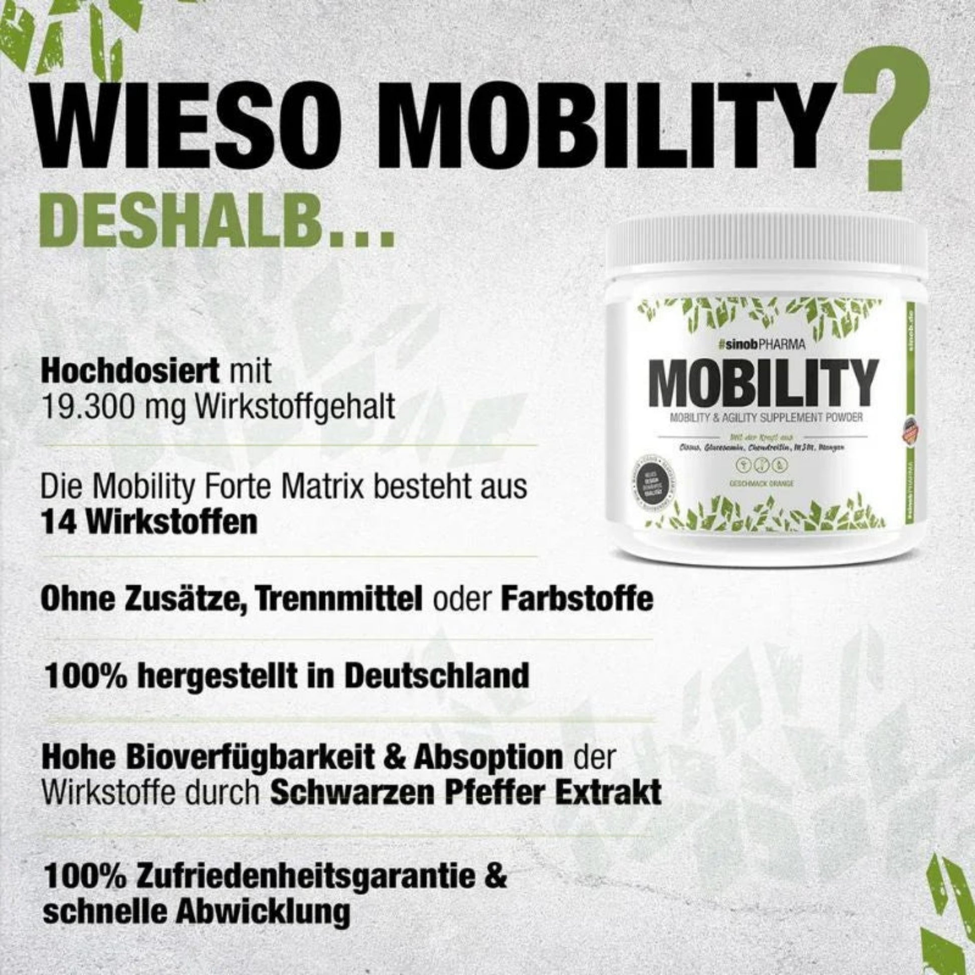 Sinob Complete MOBILITY Forte (474g) - Orange