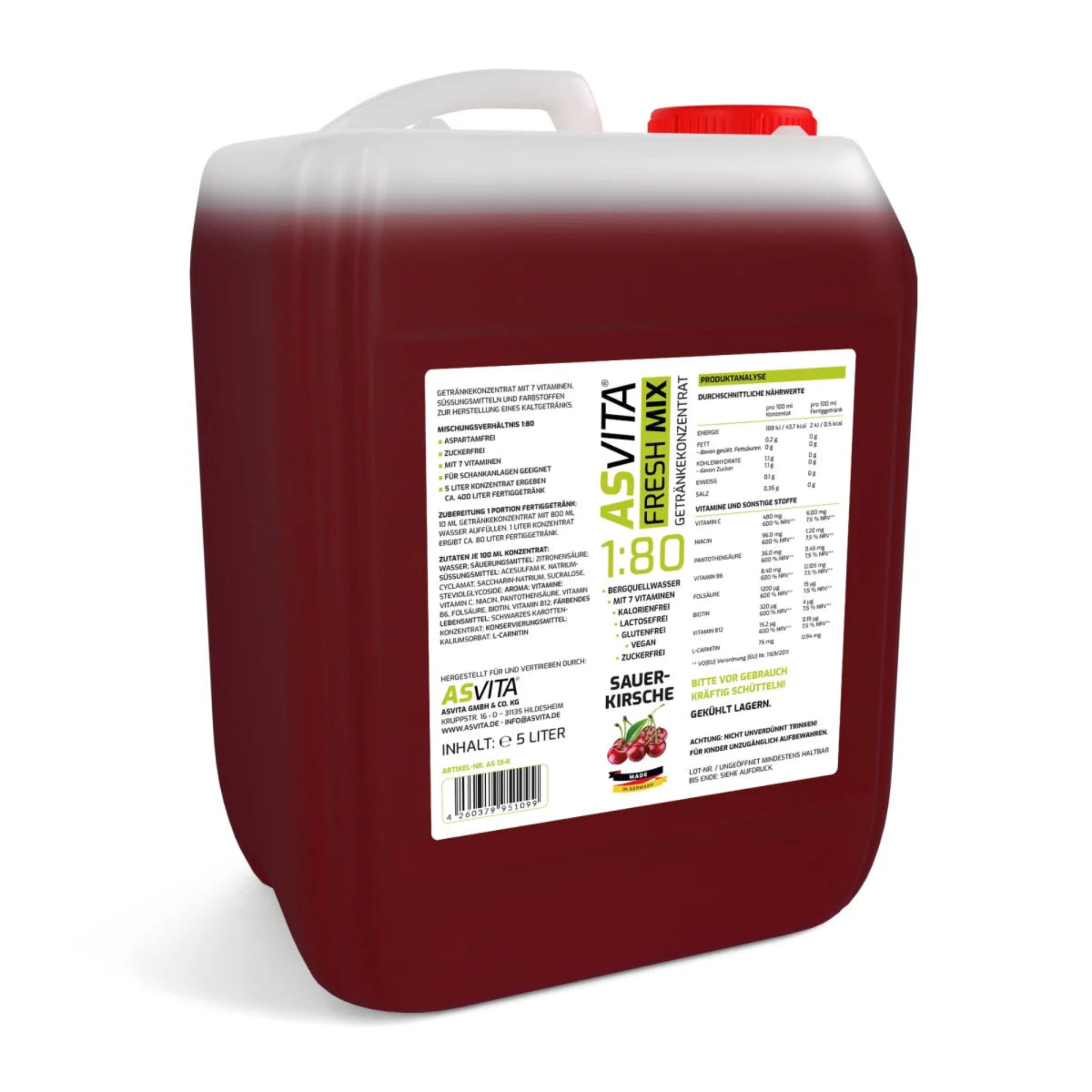 ASVita Fresh Mix 1:80 (5000ml)