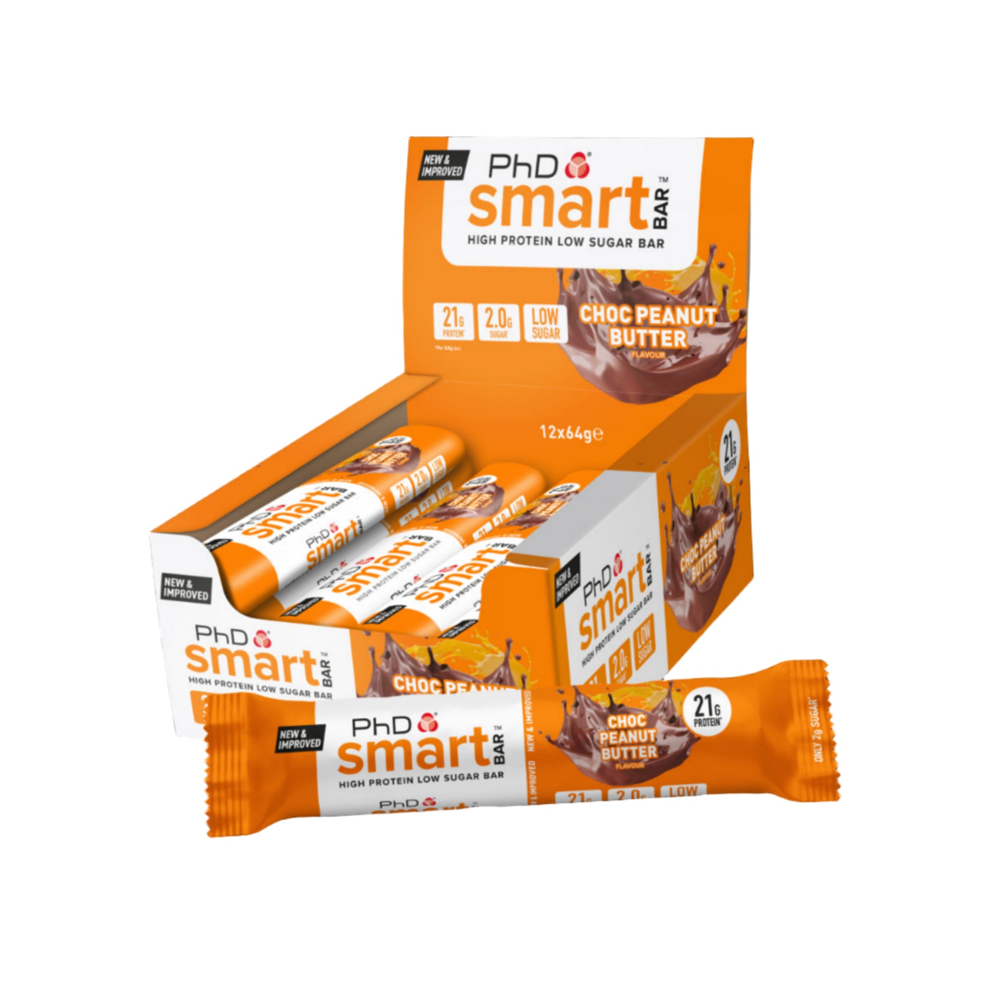 PhD Nutrition Smart Protein Bar (12x64g)