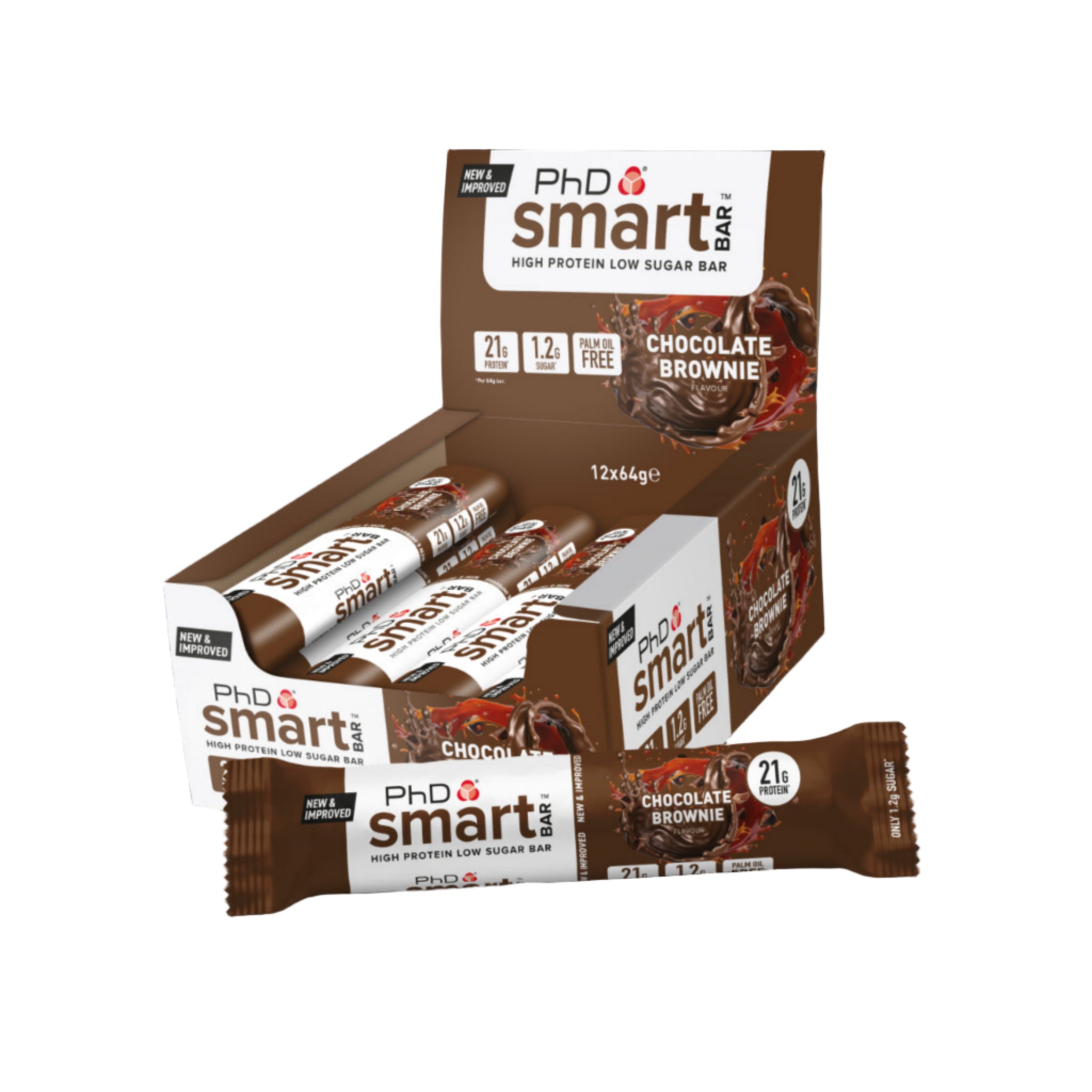 PhD Nutrition Smart Protein Bar (12x64g)