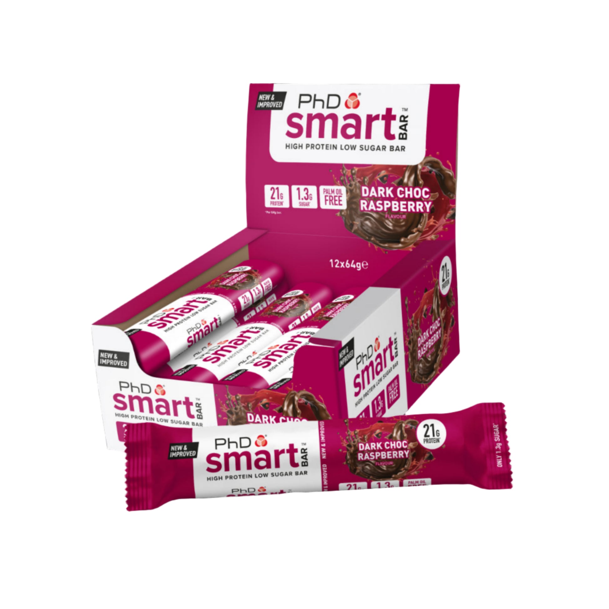 PhD Nutrition Smart Protein Bar (12x64g)