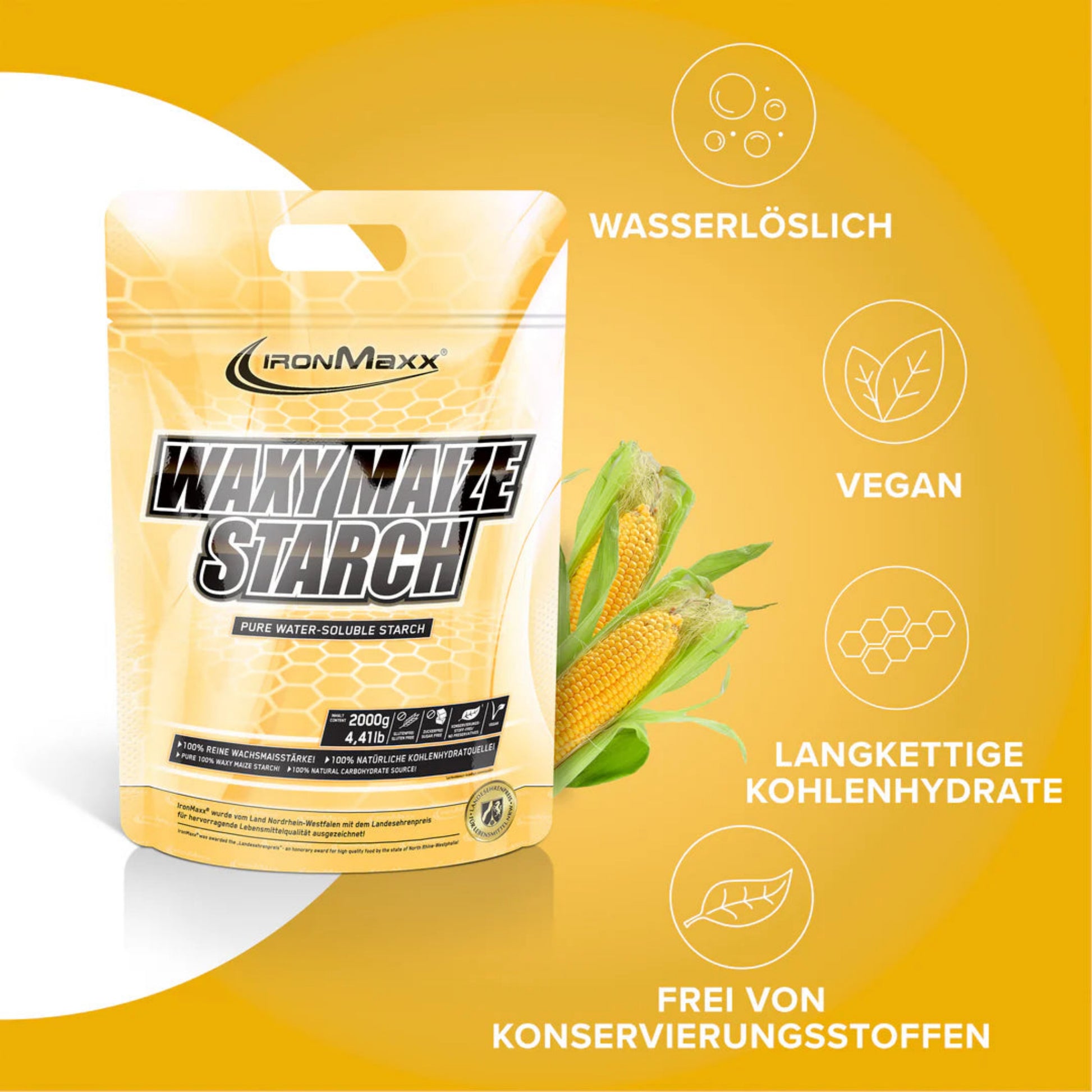 IronMaxx Waxy Maize Starch (2000g)