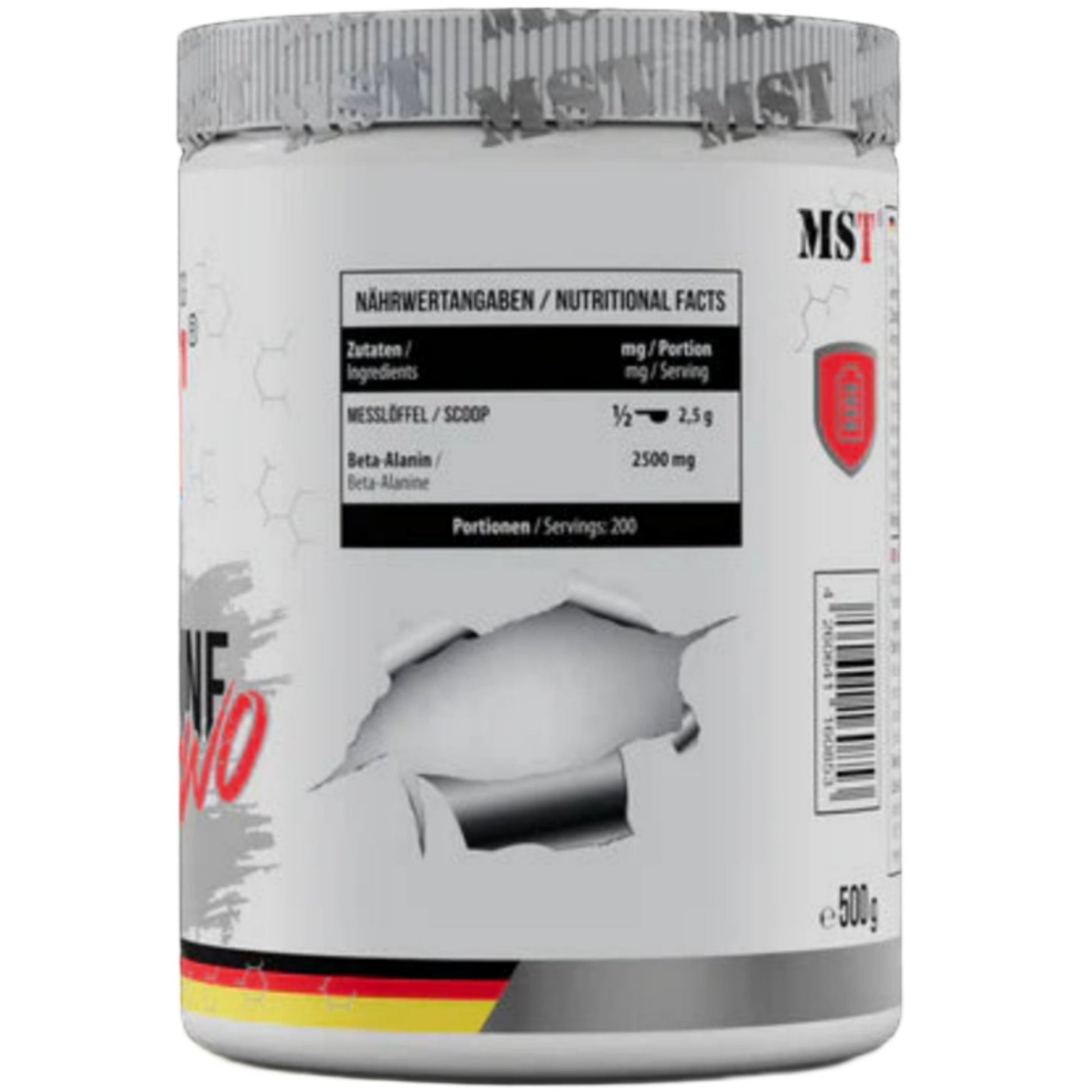 MST Beta Alanine Unflavored (500g)