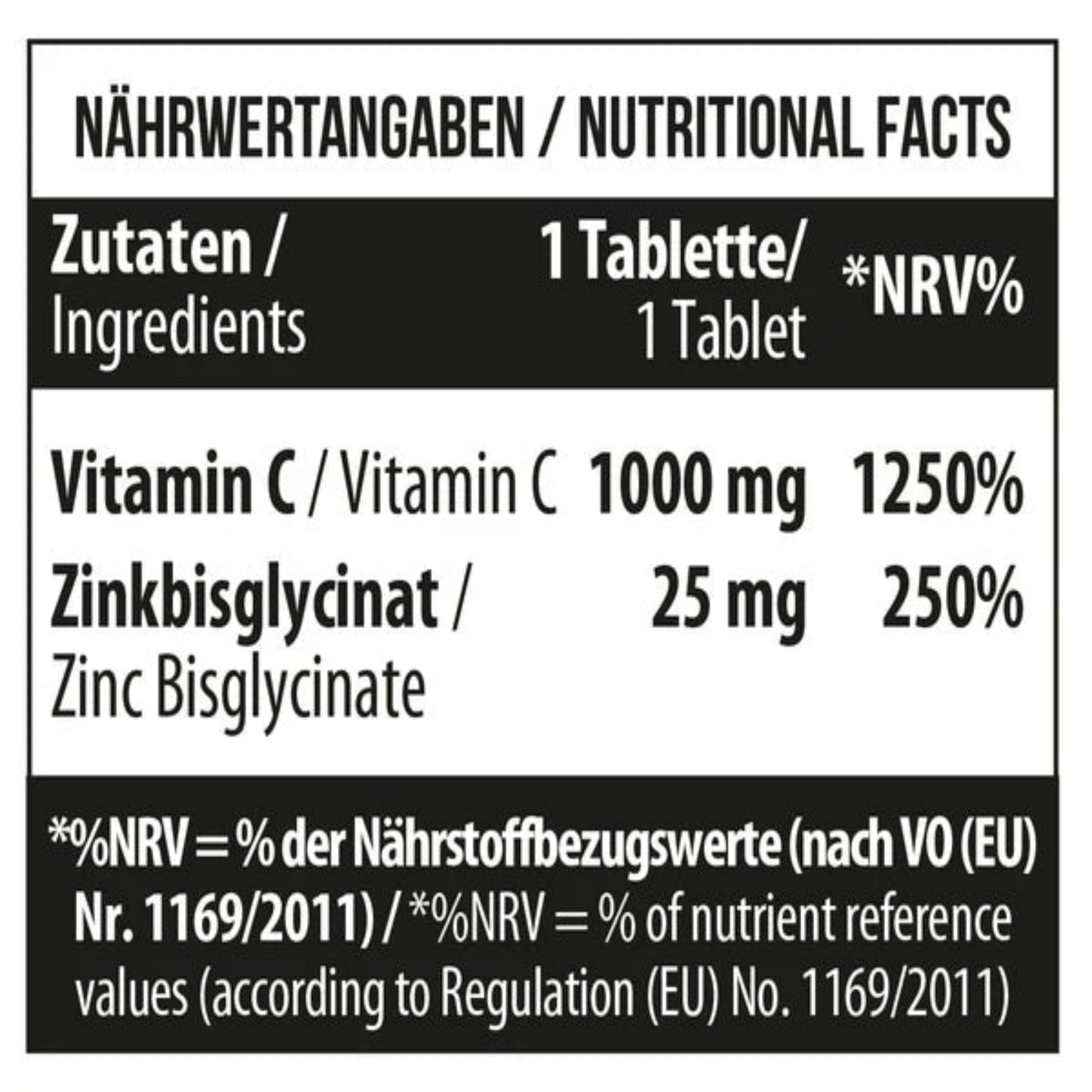 MST Vitamin C 1000 + Zinc (100 Pillen)