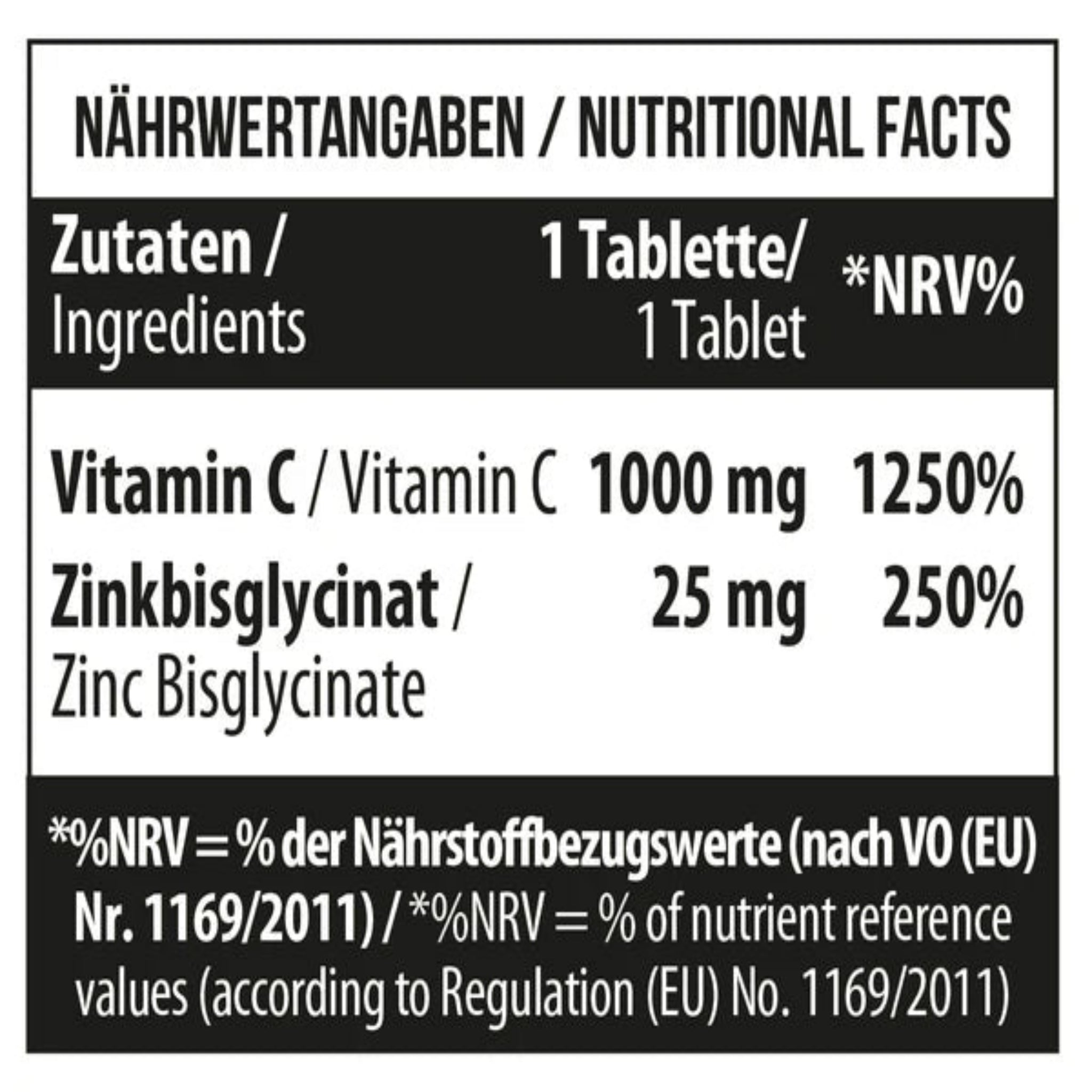 MST Vitamin C 1000 + Zinc (100 Pillen)