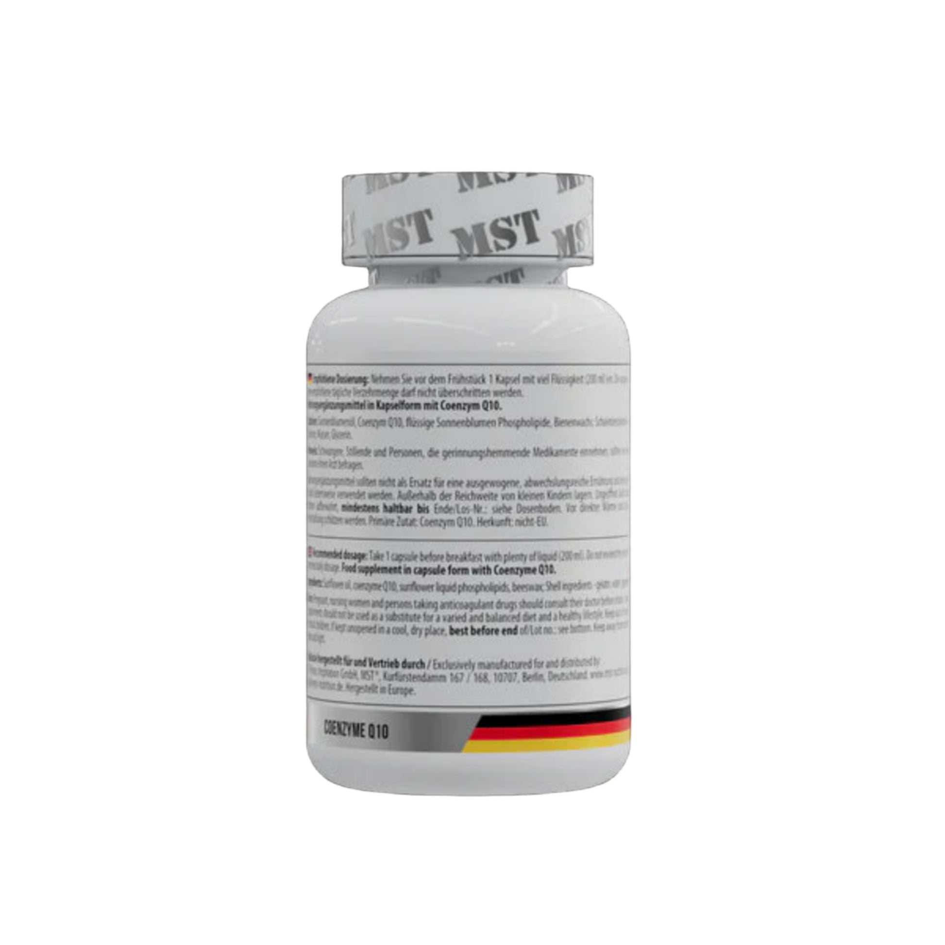 MST Coenzyme Q10 100mg (60 Kapseln)