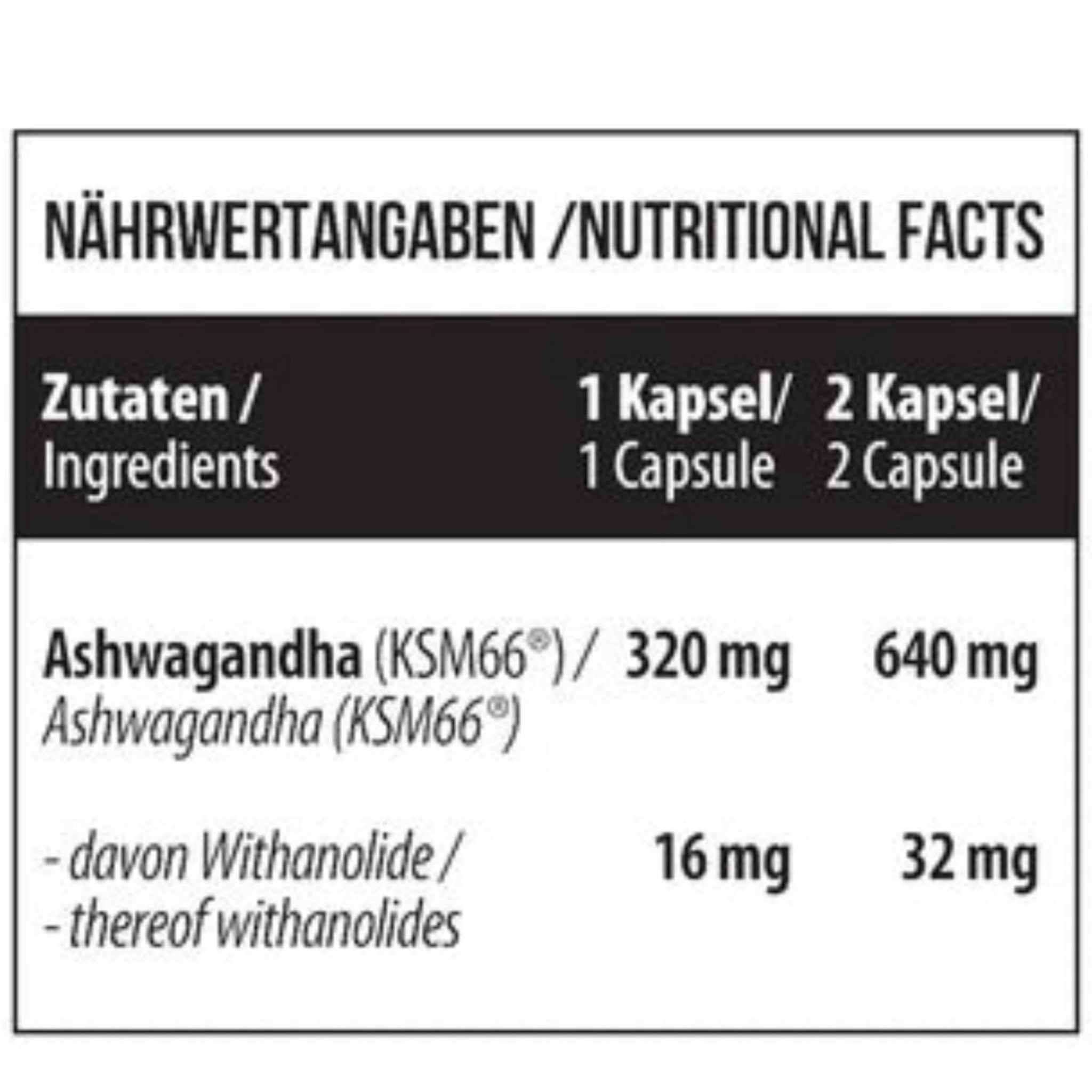 MST Ashwagandha KSM 66® (60 Kapseln)