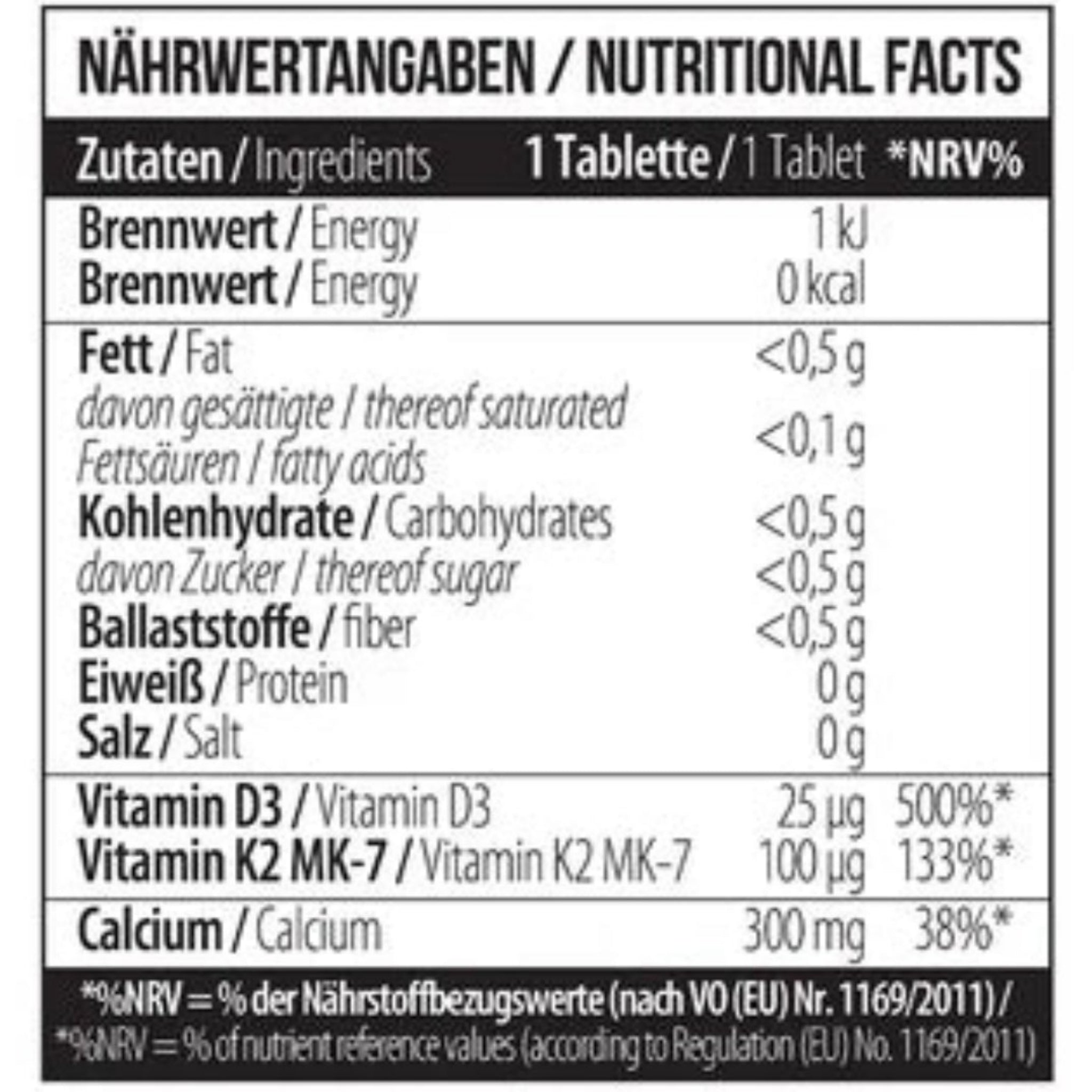 MST Calcium Citrate D3 K2VITAL® (60 Tabletten)