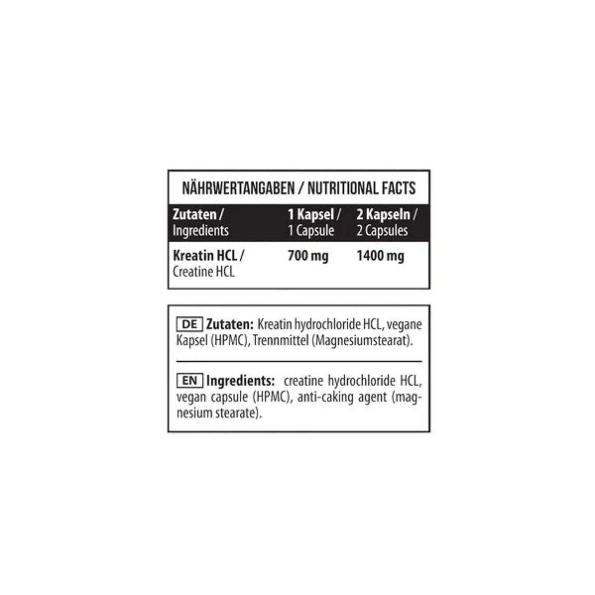 MST Creatine HCL (90 Kapseln)