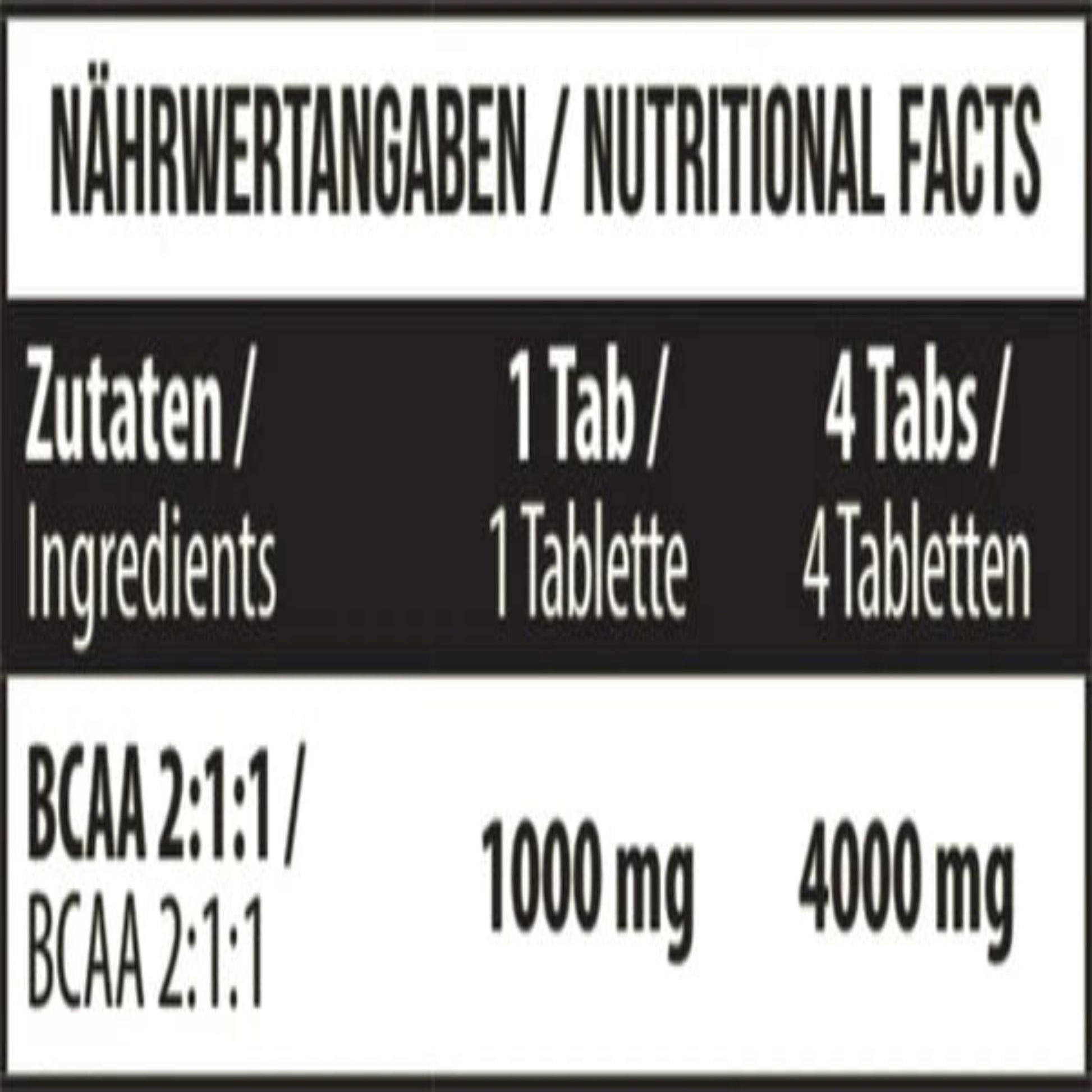 MST BCAA 1000mg (90 Tabletten)
