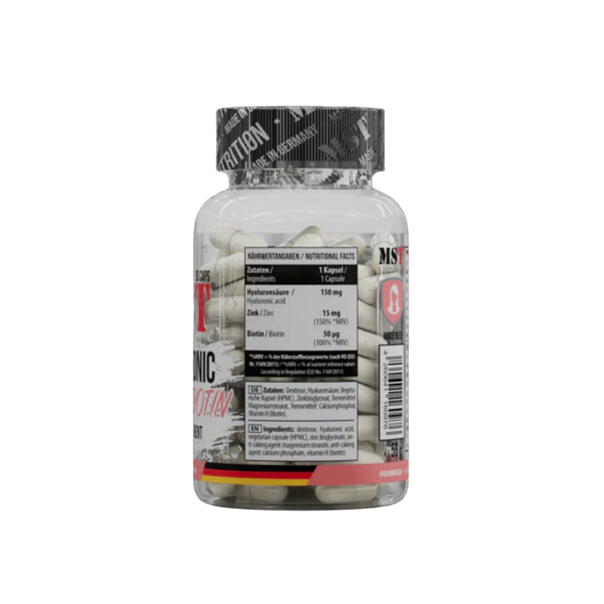 MST Hyaluronic Acid + Biotin (90 Kapseln)