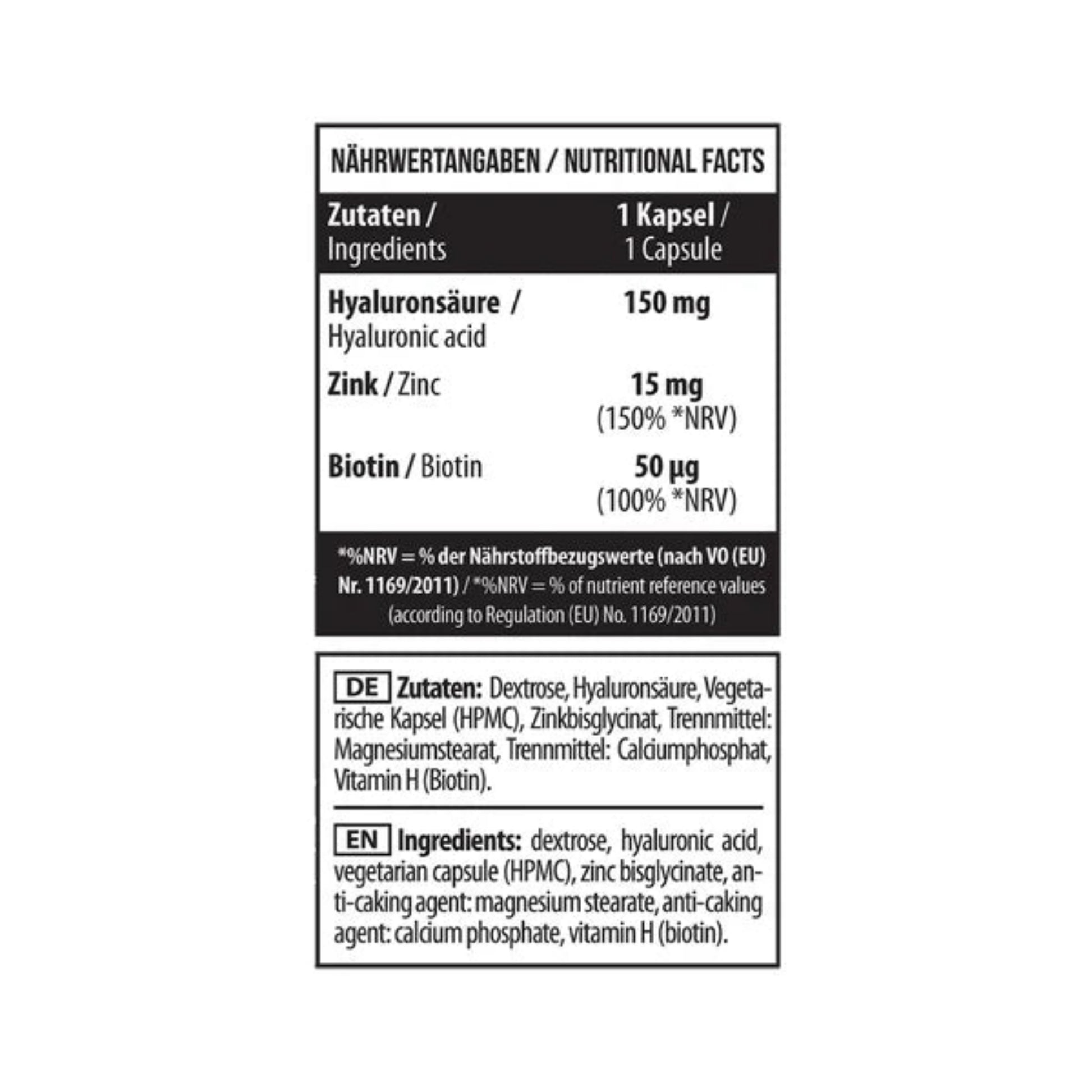 MST Hyaluronic Acid + Biotin (90 Kapseln)