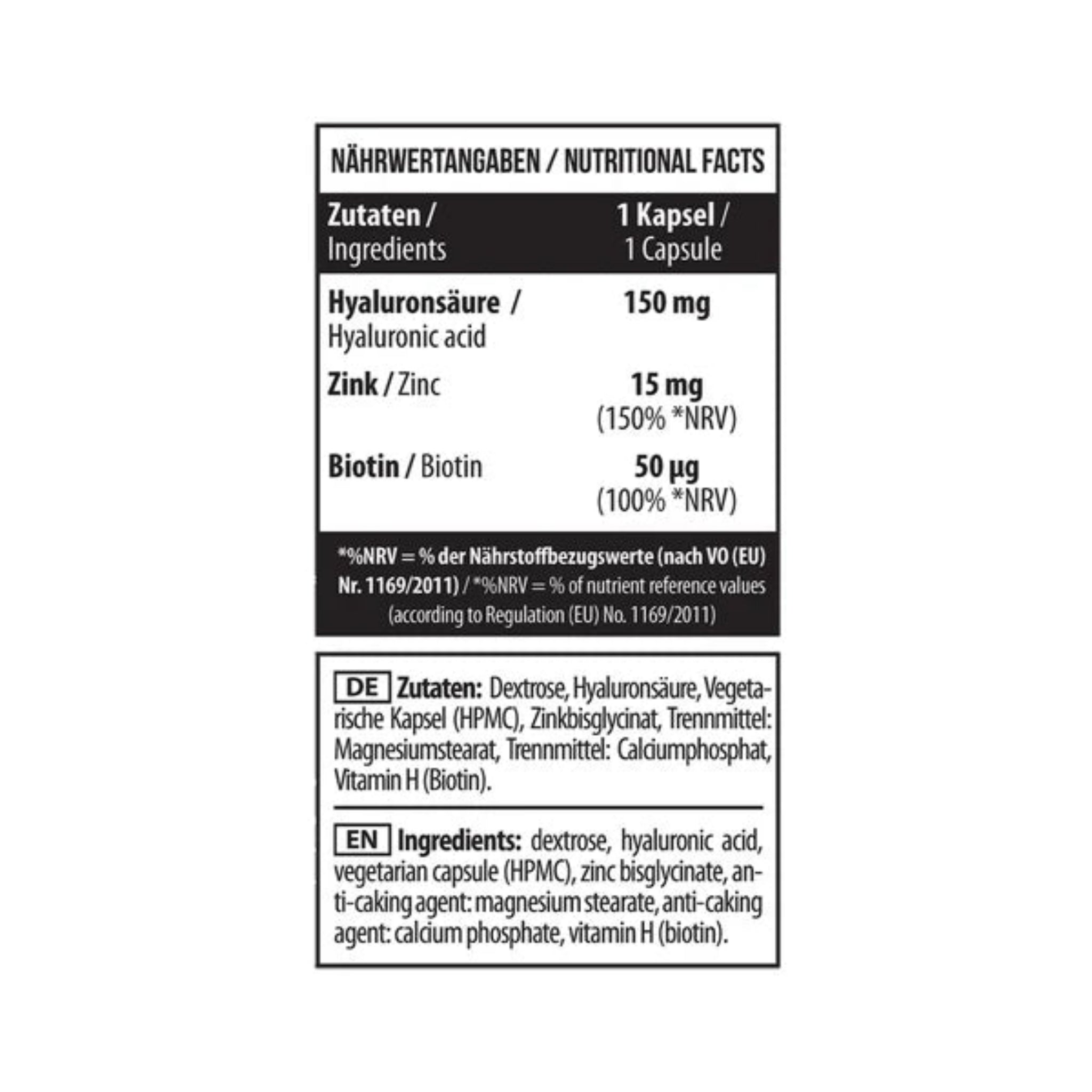 MST Hyaluronic Acid + Biotin (90 Kapseln)