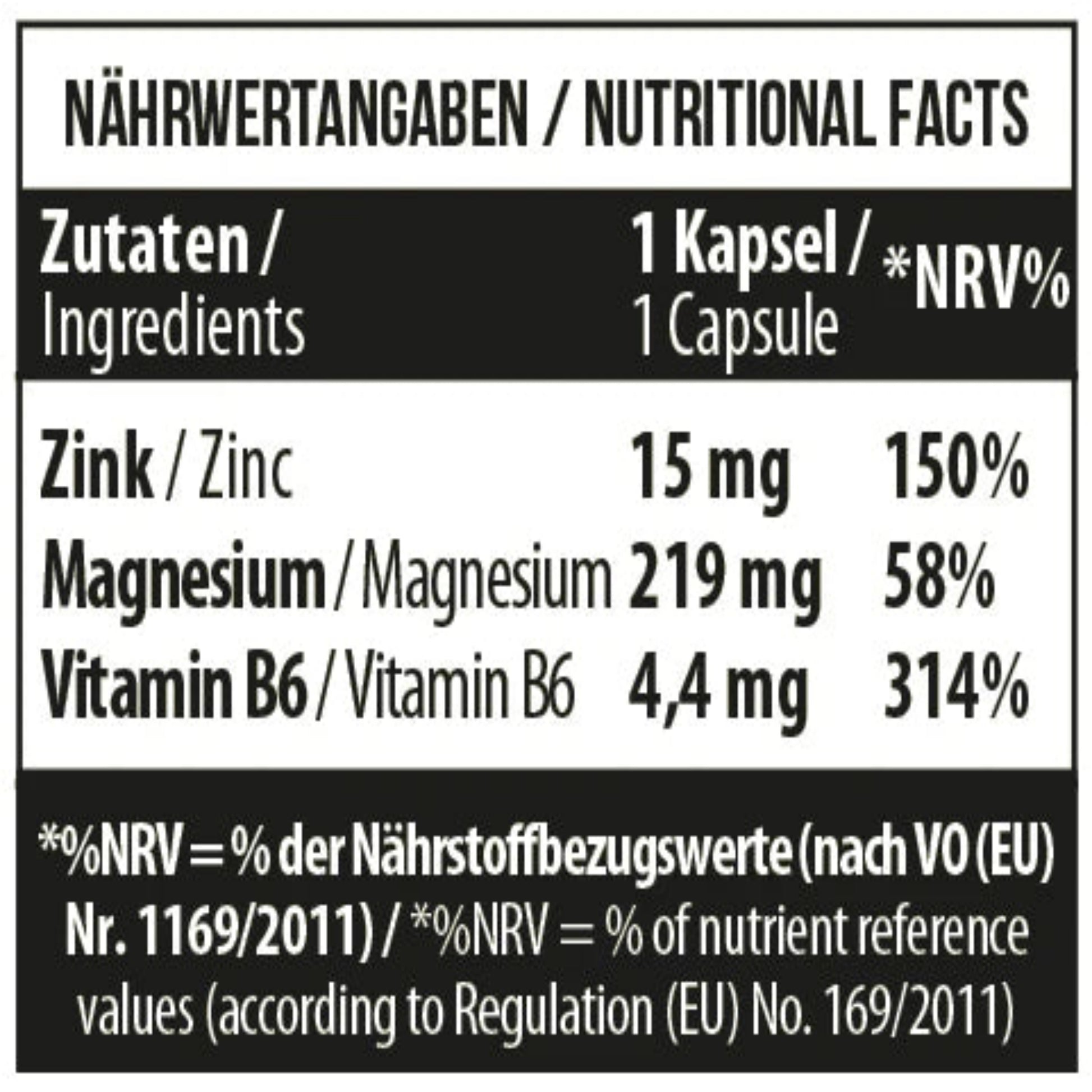 MST Zinc B6 Magnesium (60 VCaps)