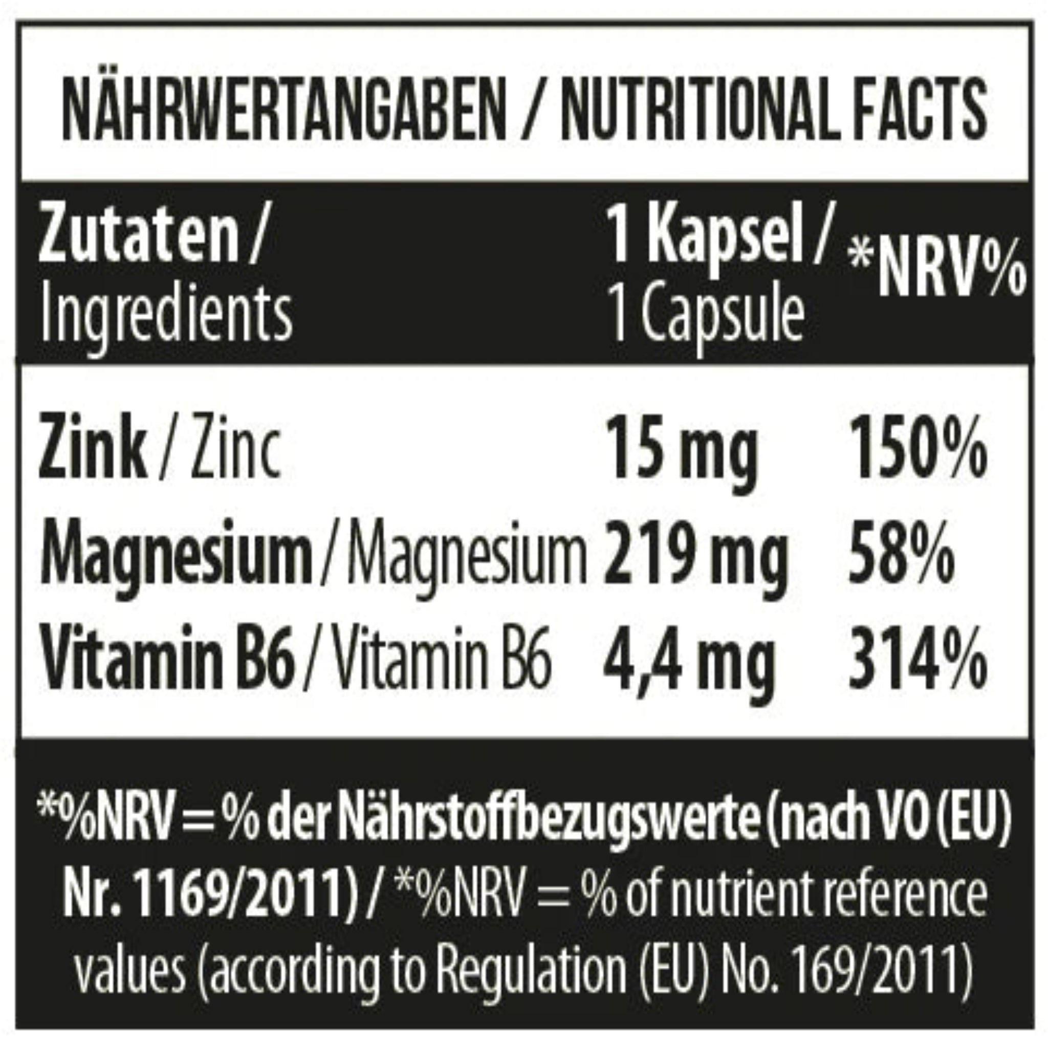MST Zinc B6 Magnesium (60 VCaps)