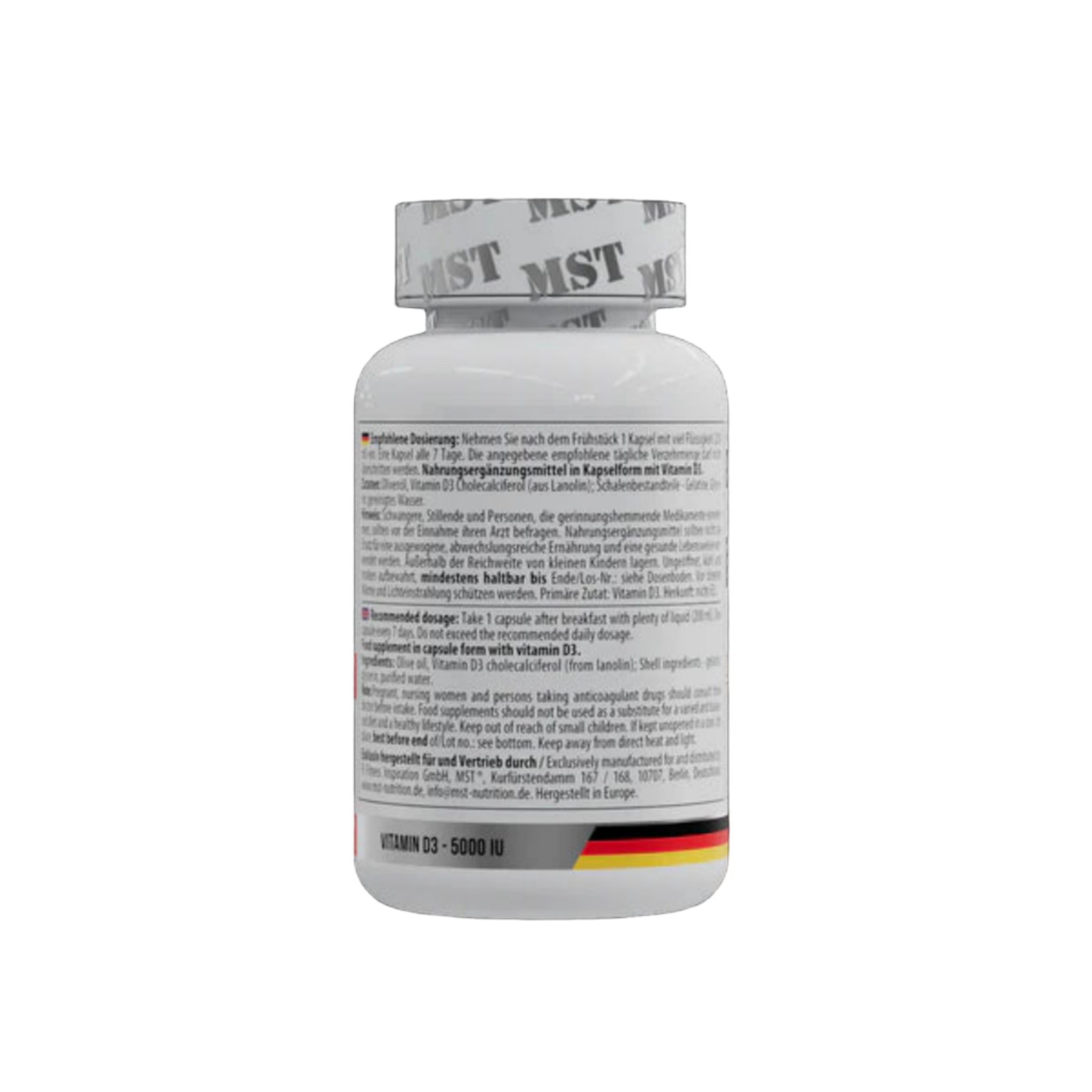 MST D3 5000 IU (120 Softgels)