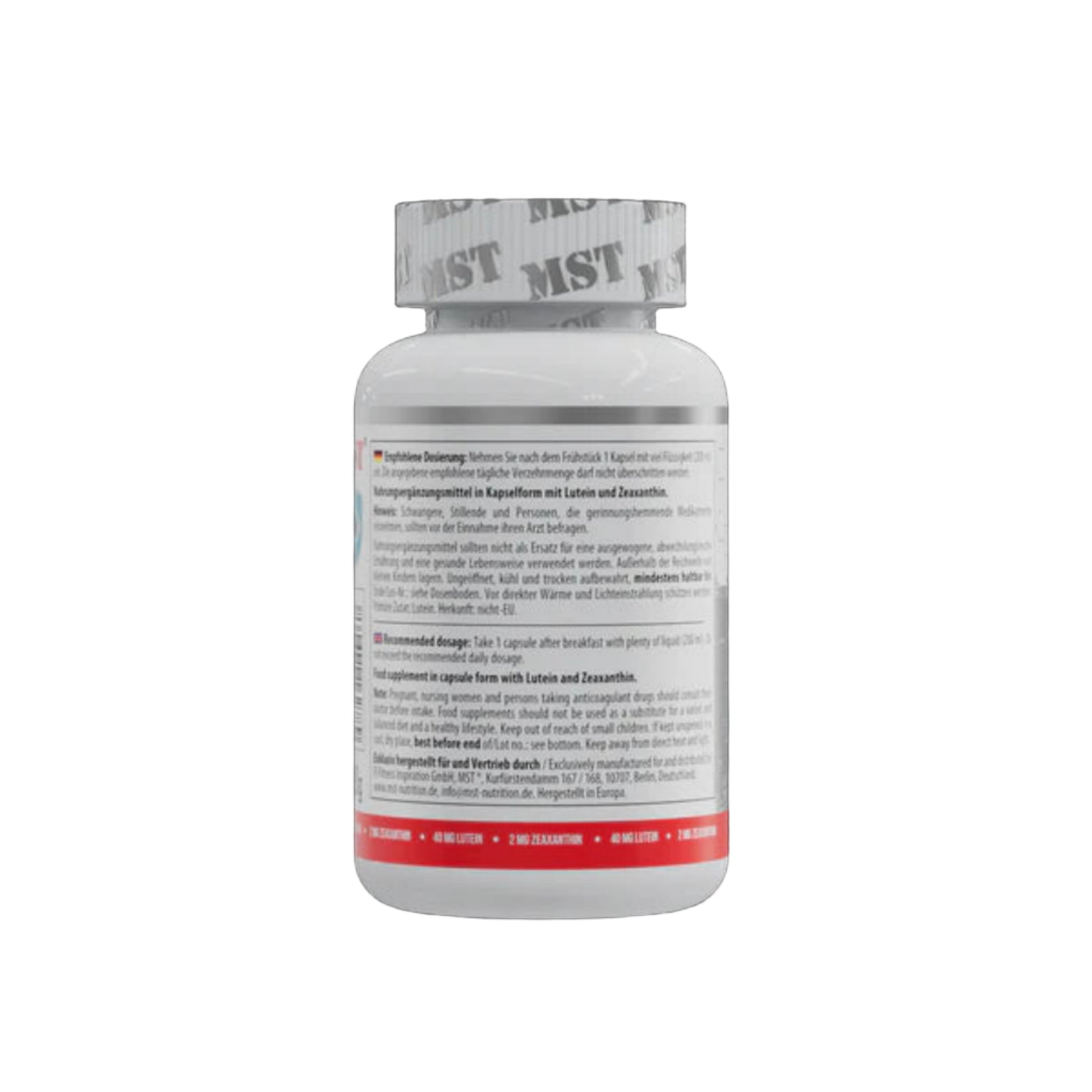 MST Lutein 40mg + Zeaxanthin (60 Softgels)