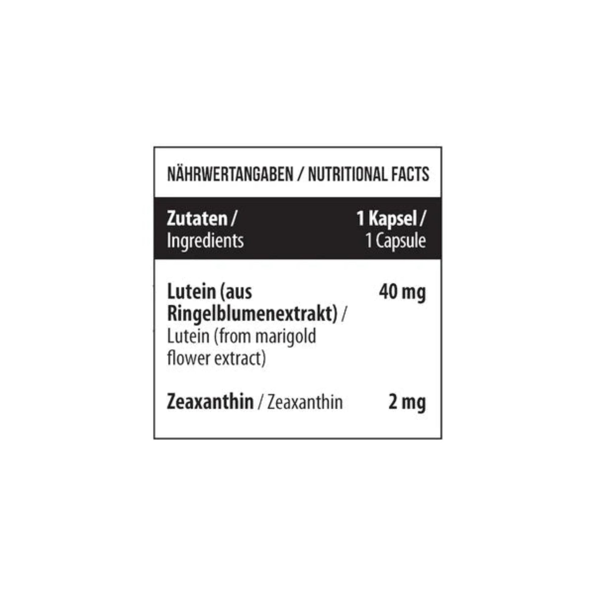MST Lutein 40mg + Zeaxanthin (60 Softgels)