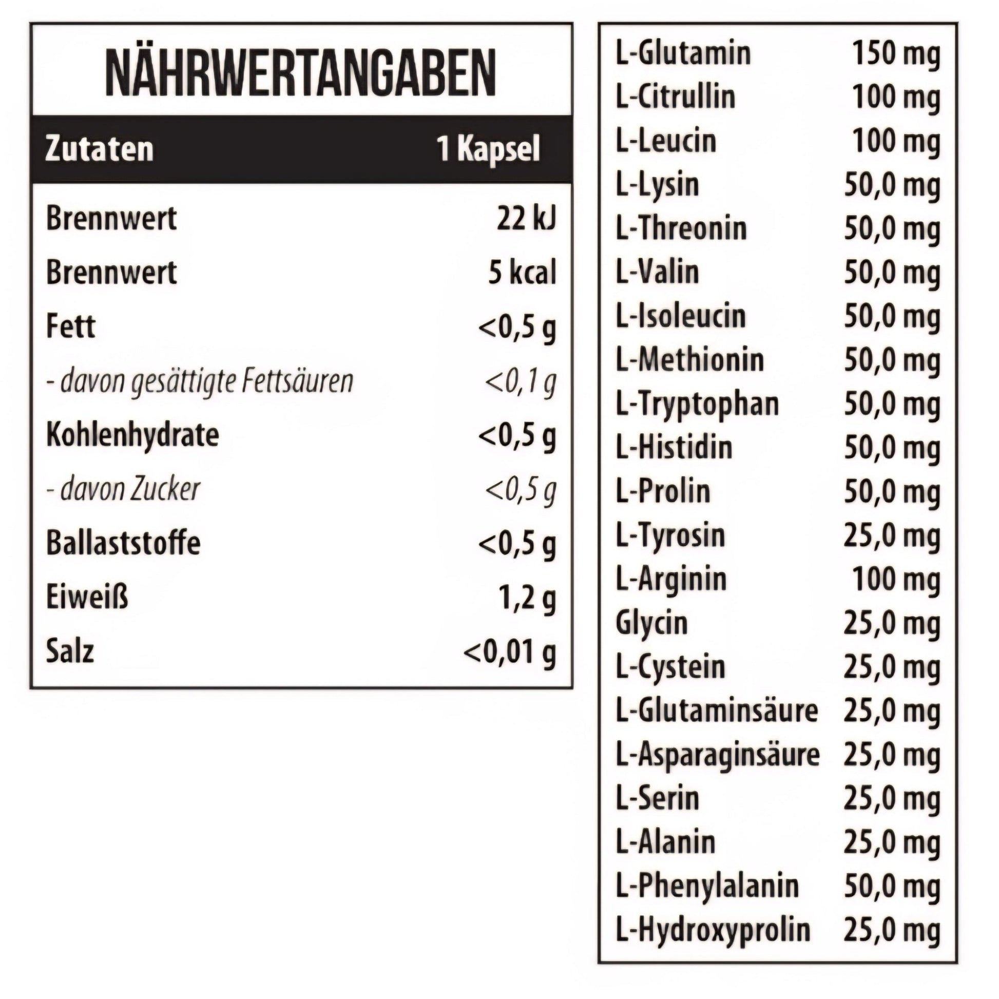 MST 21 Amino Acids (60 Kapseln)