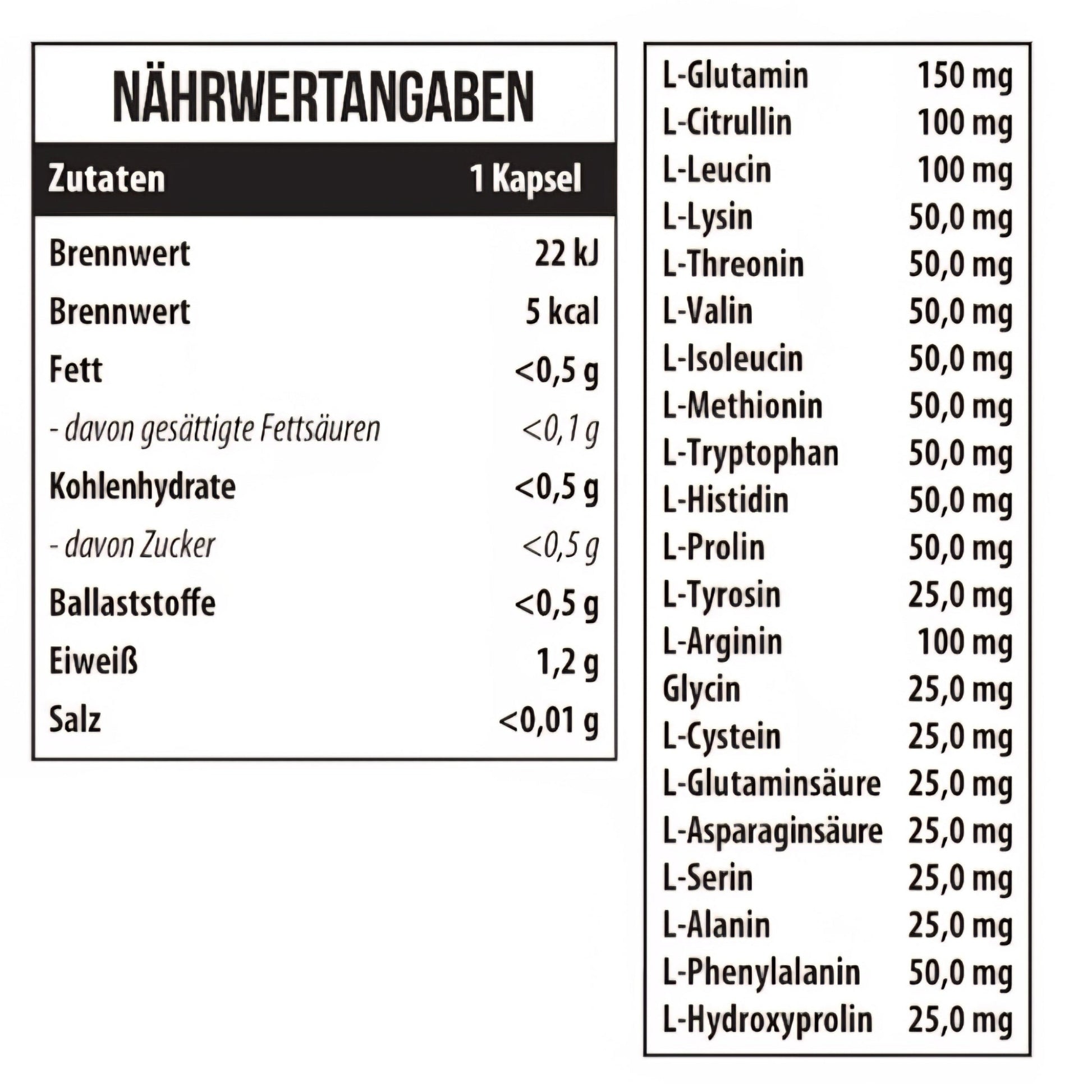 MST 21 Amino Acids (120 Kapseln)