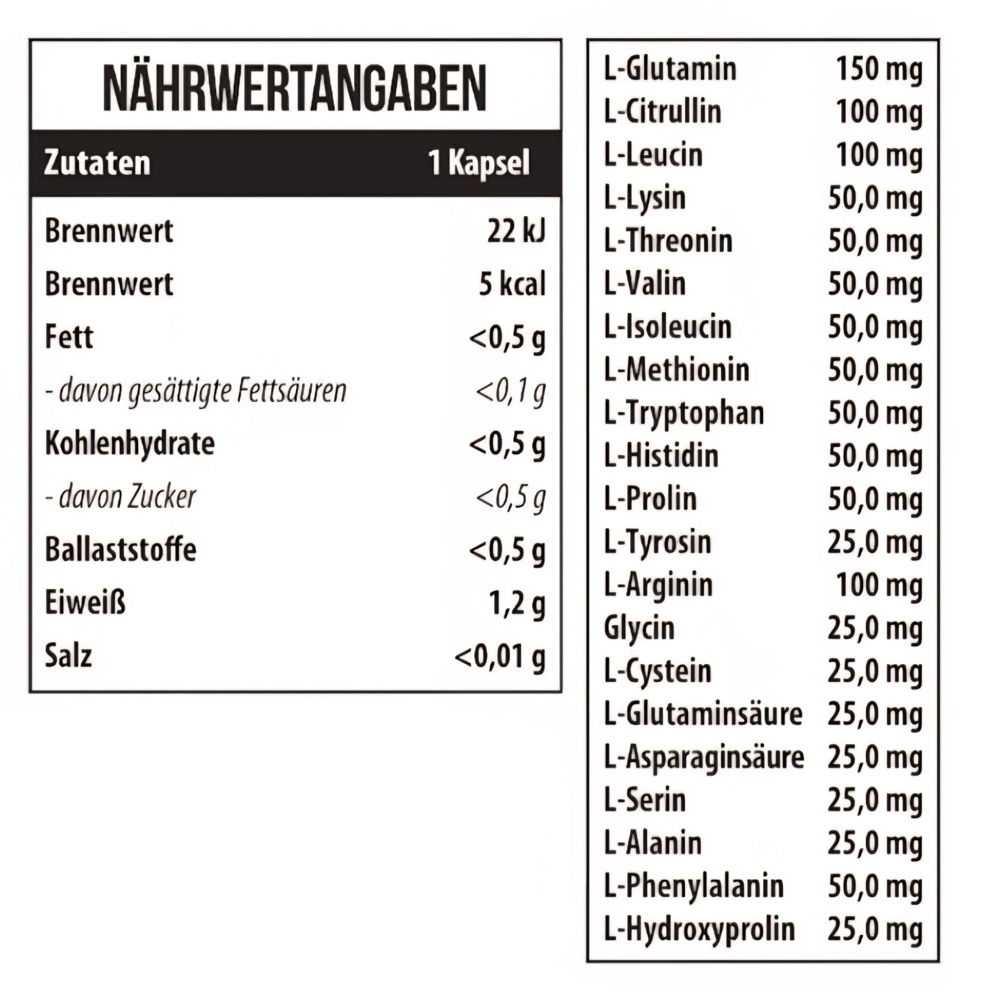 MST 21 Amino Acids (120 Kapseln)