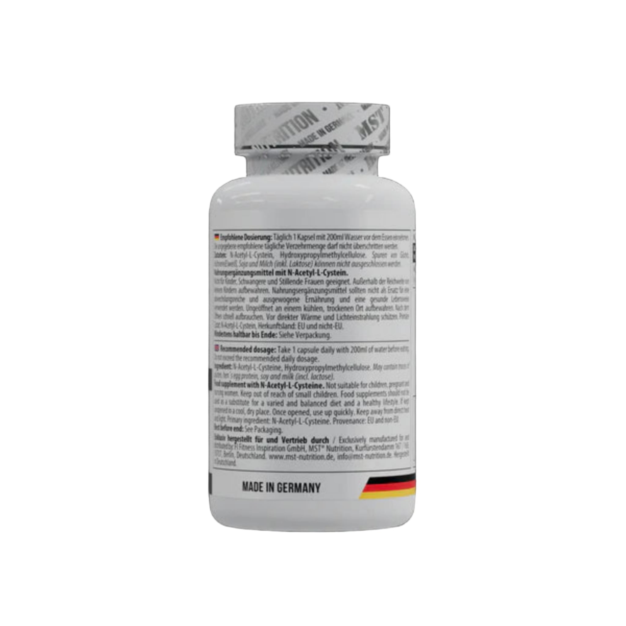 MST NAC N-Acety-L-Cystein (60 Kapseln)