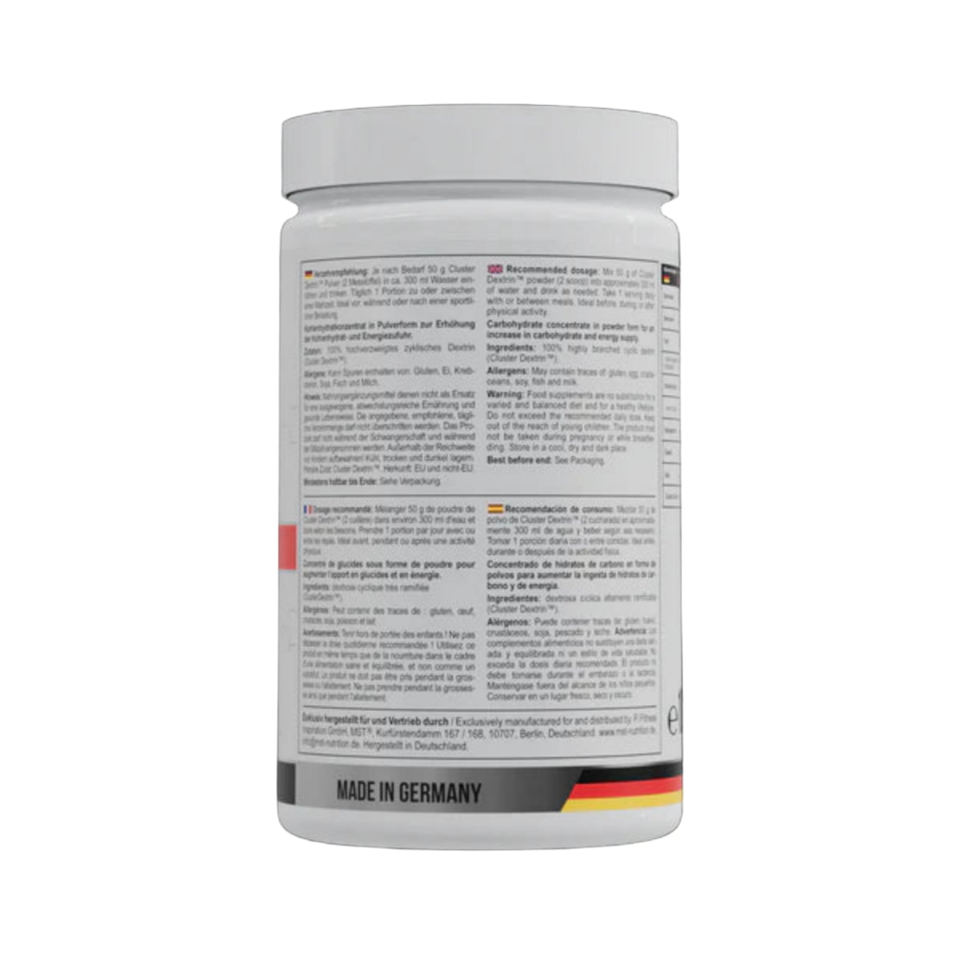 MST Cluster Dextrin® Unflavored (1000g)