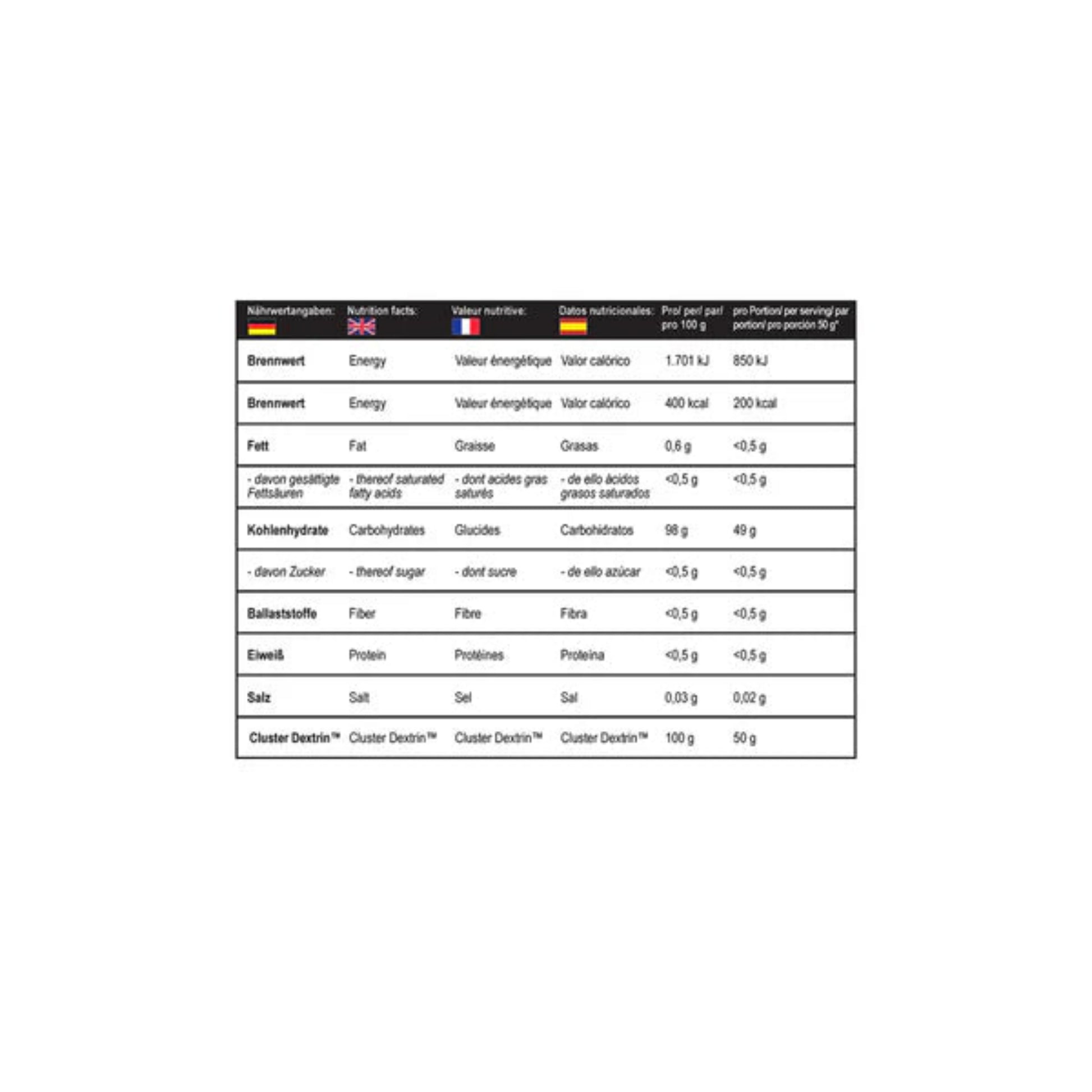 MST Cluster Dextrin® Unflavored (1000g)