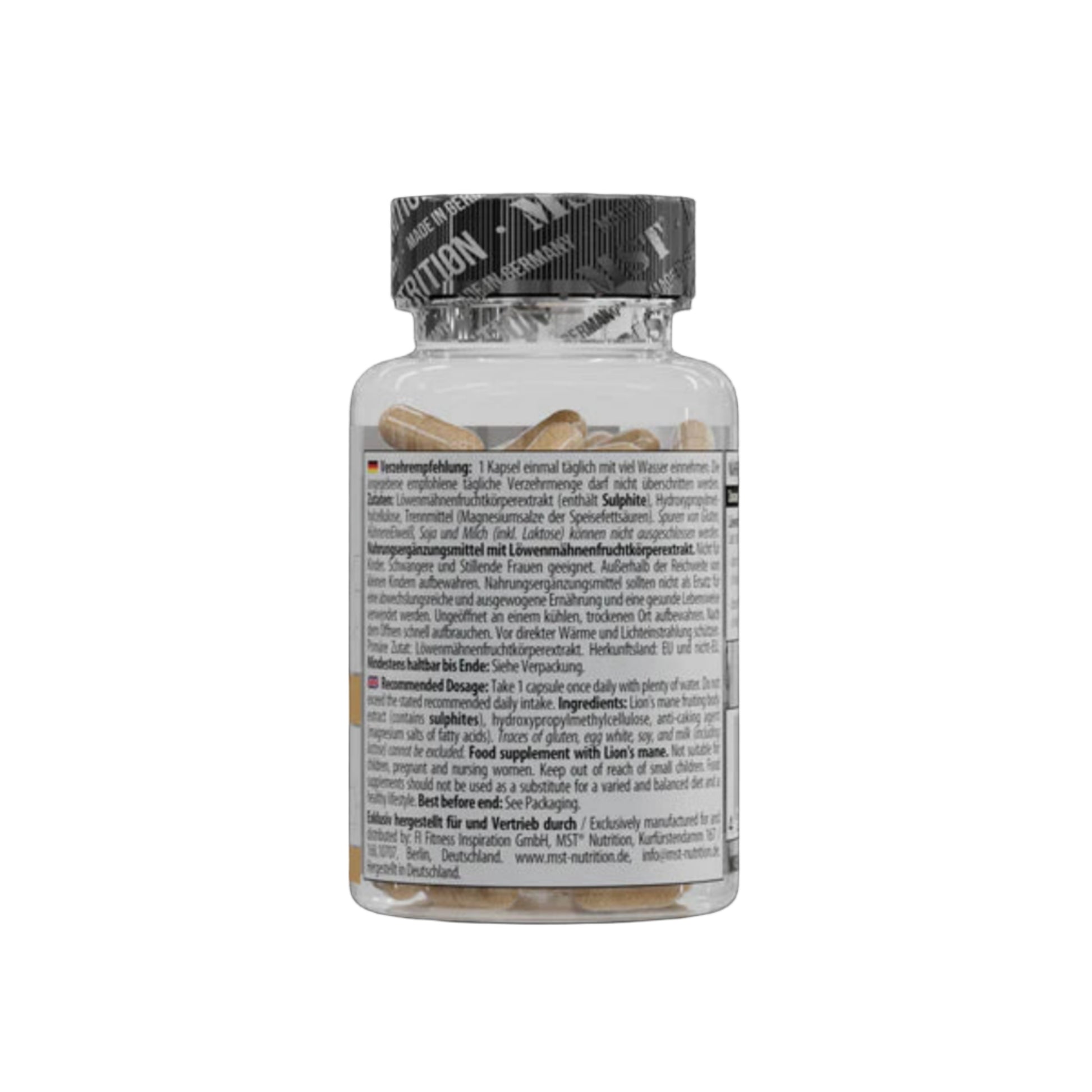 MST Lion's Mane Mushroom (60 Kapseln)
