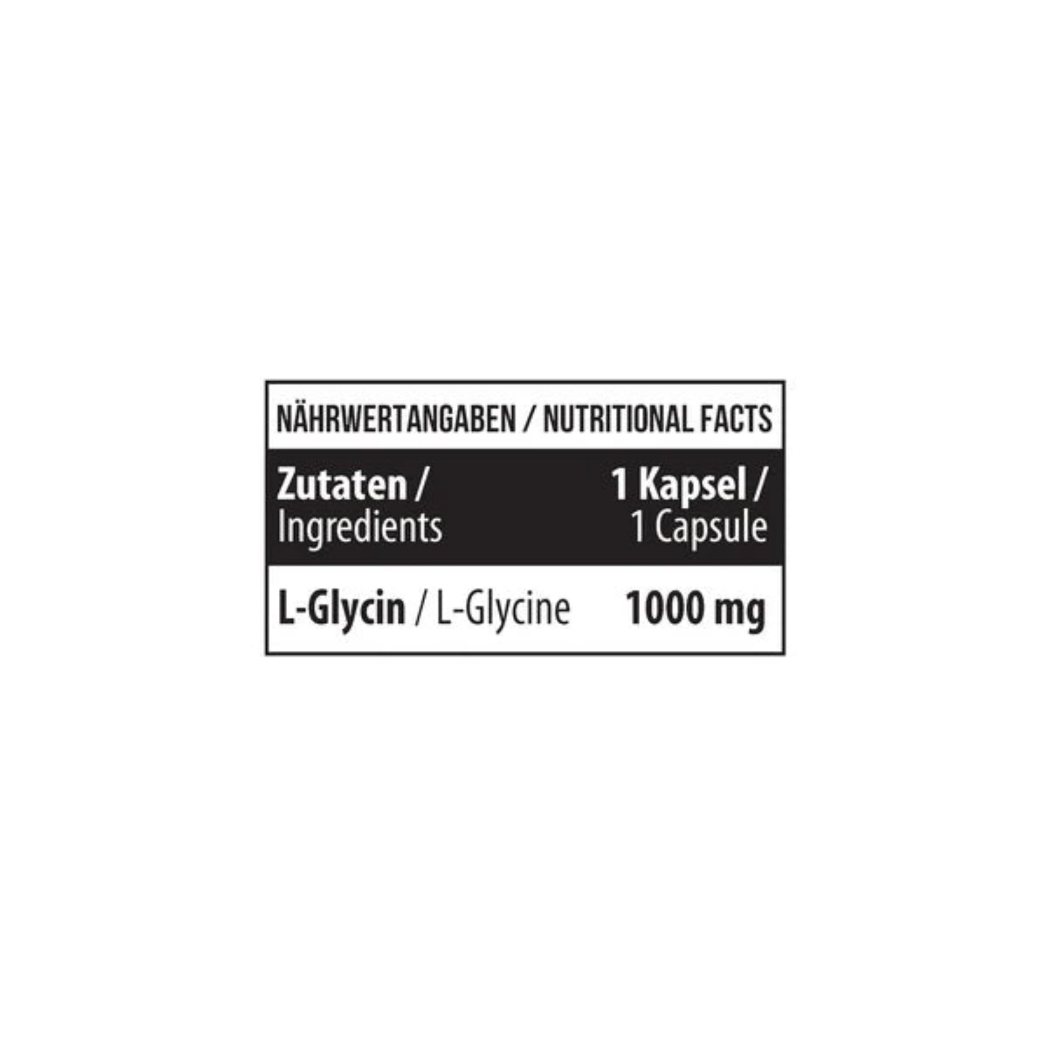 MST Glycine 1000mg (60 Kapseln)