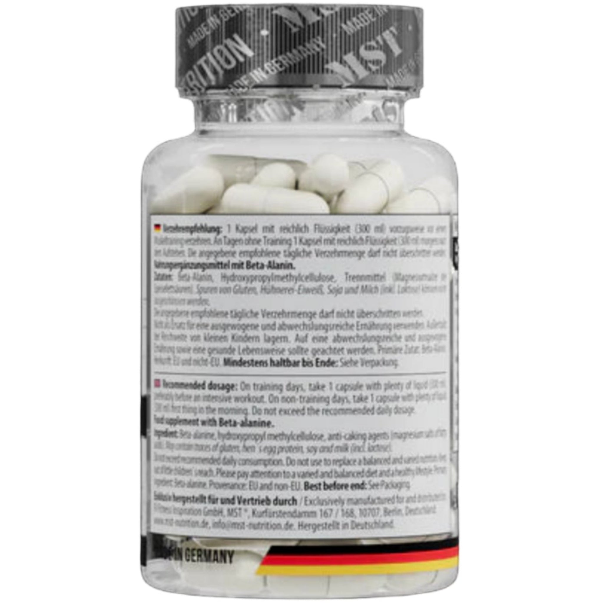 MST Beta Alanine 1200mg (60 Kapseln)