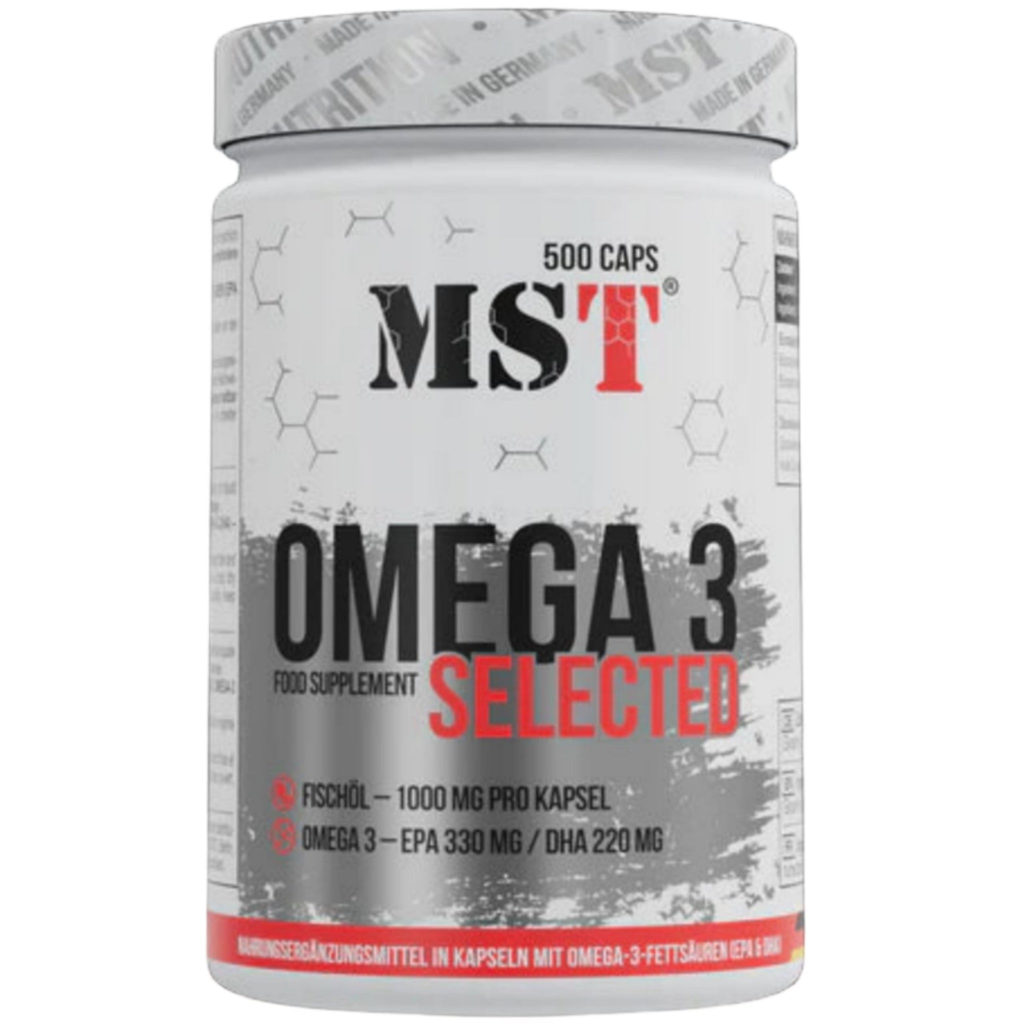 MST Omega 3 Selected (500 Kapseln)