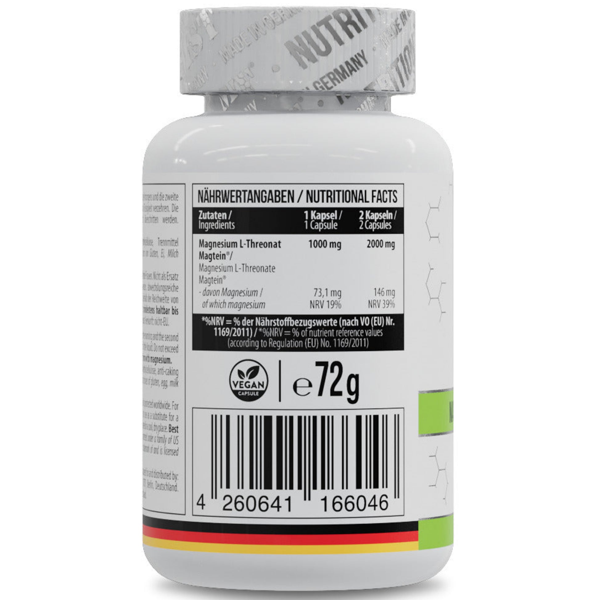 MST Magnesium L-Threonate 1000mg (60 Kapseln)