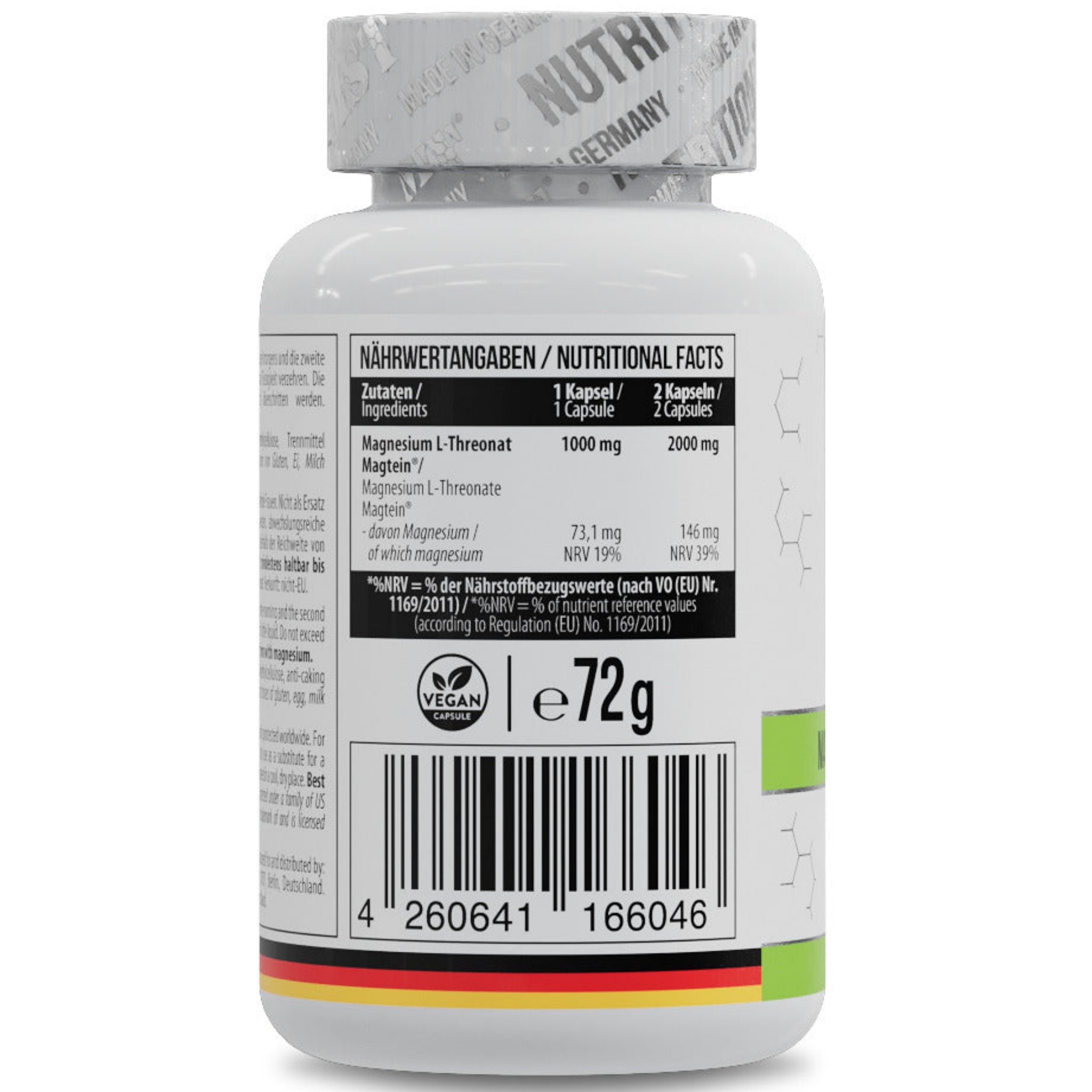 MST Magnesium L-Threonate 1000mg (60 Kapseln)