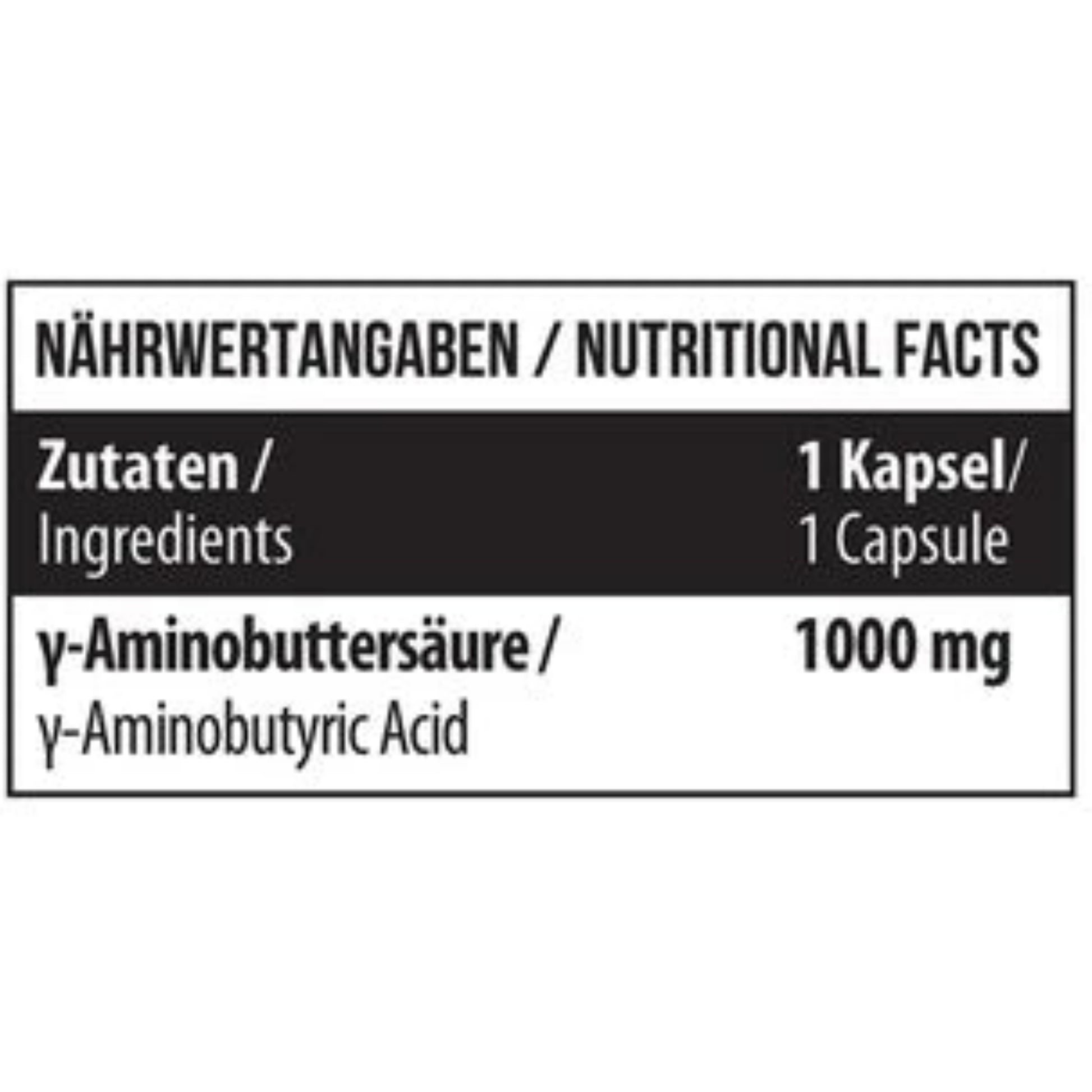 MST GABA 1000mg (90 Kapseln)