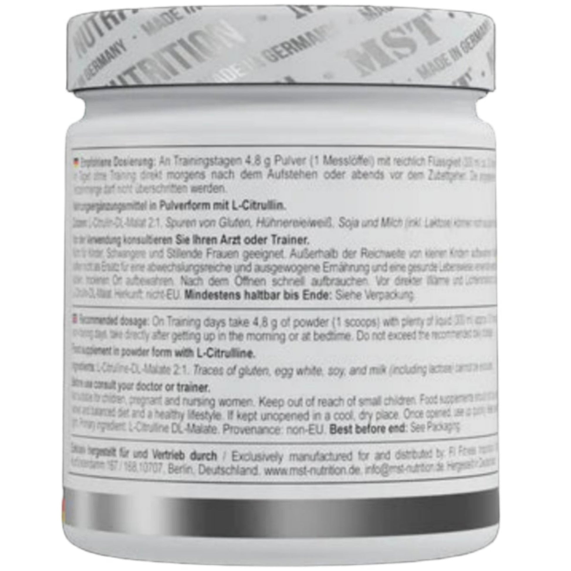 MST Citrulline Malat Unflavored (300g)