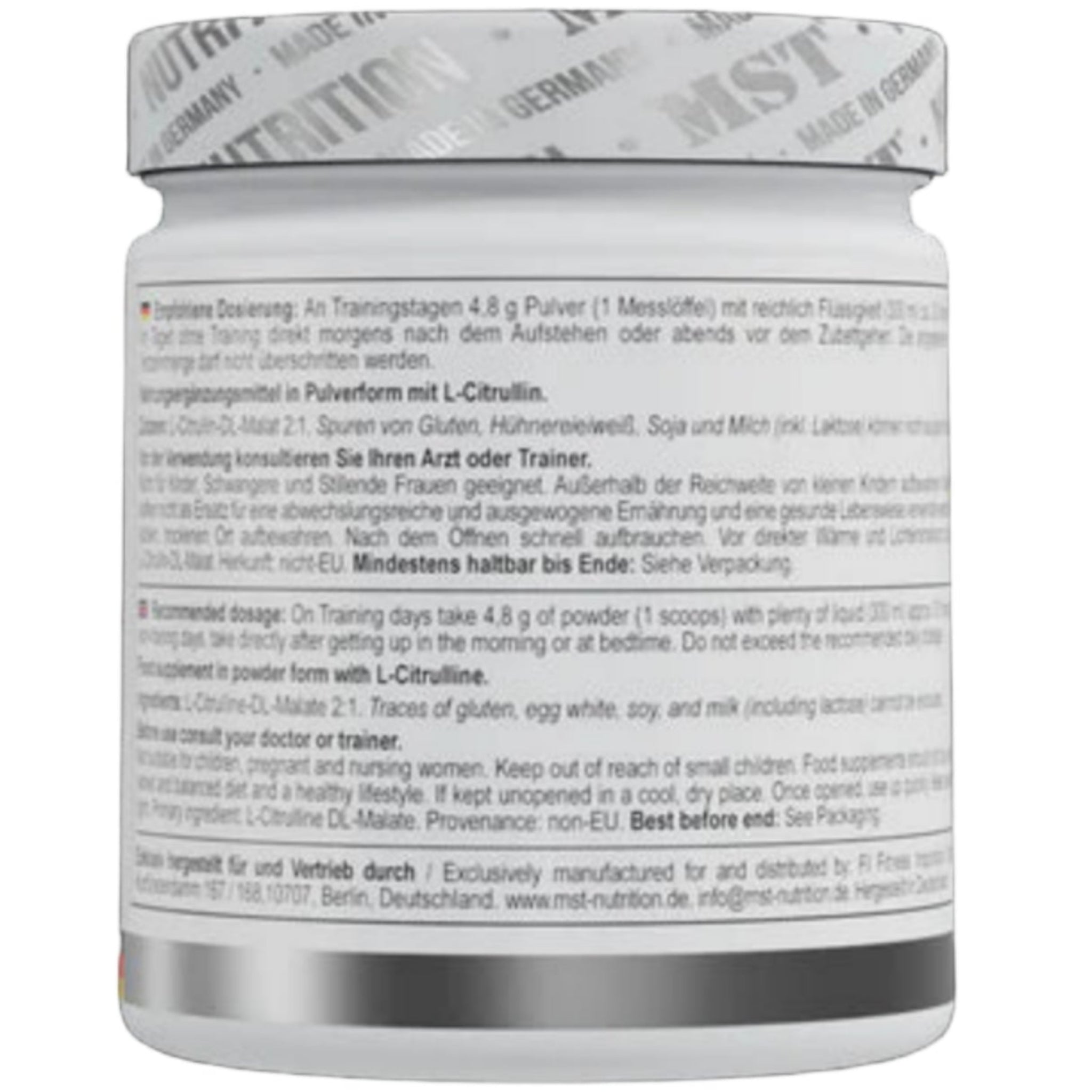 MST Citrulline Malat Unflavored (300g)