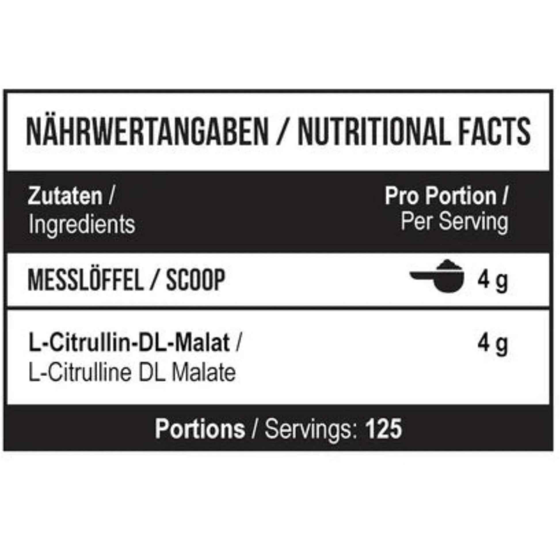 MST Citrulline Malat Unflavored (500g)