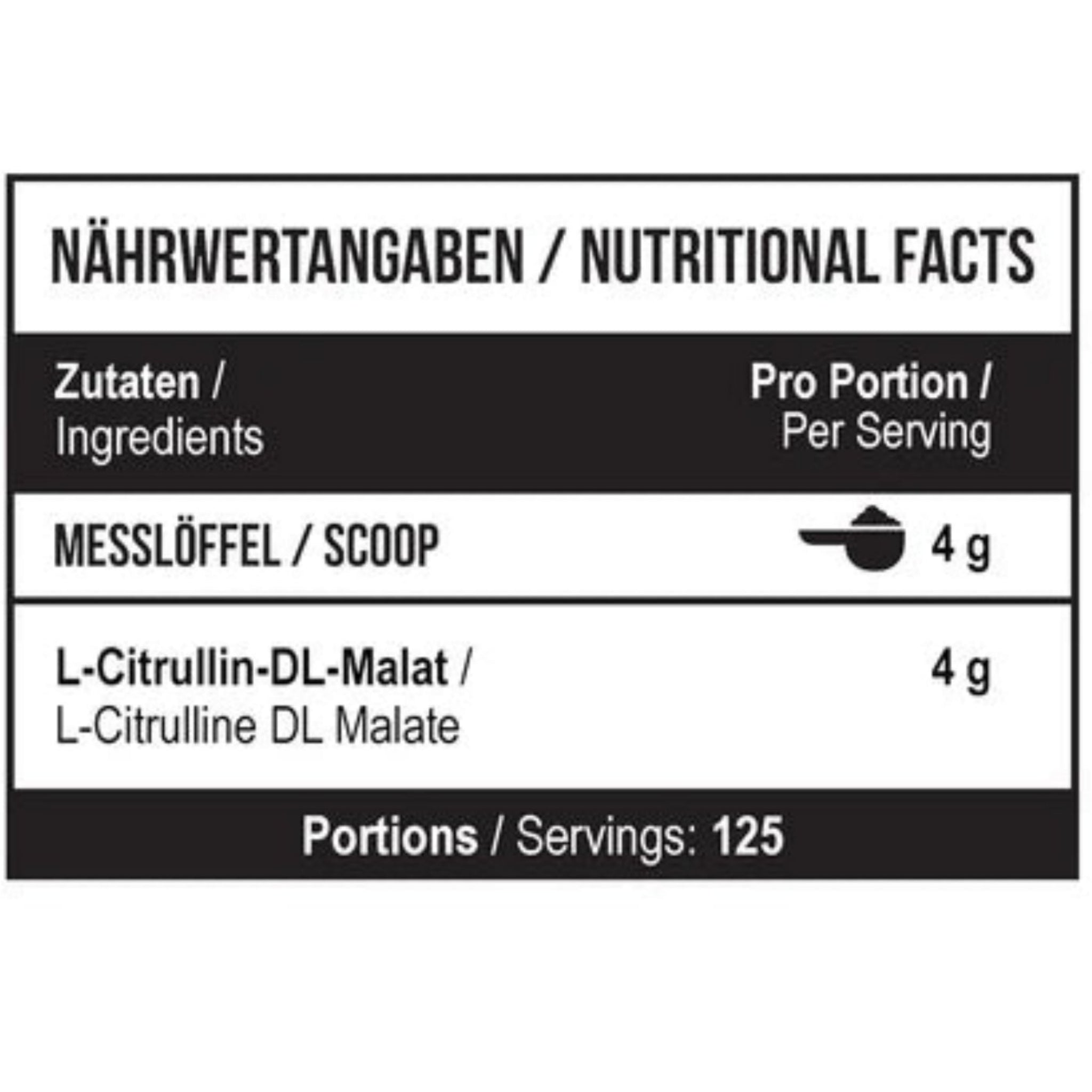 MST Citrulline Malat Unflavored (500g)