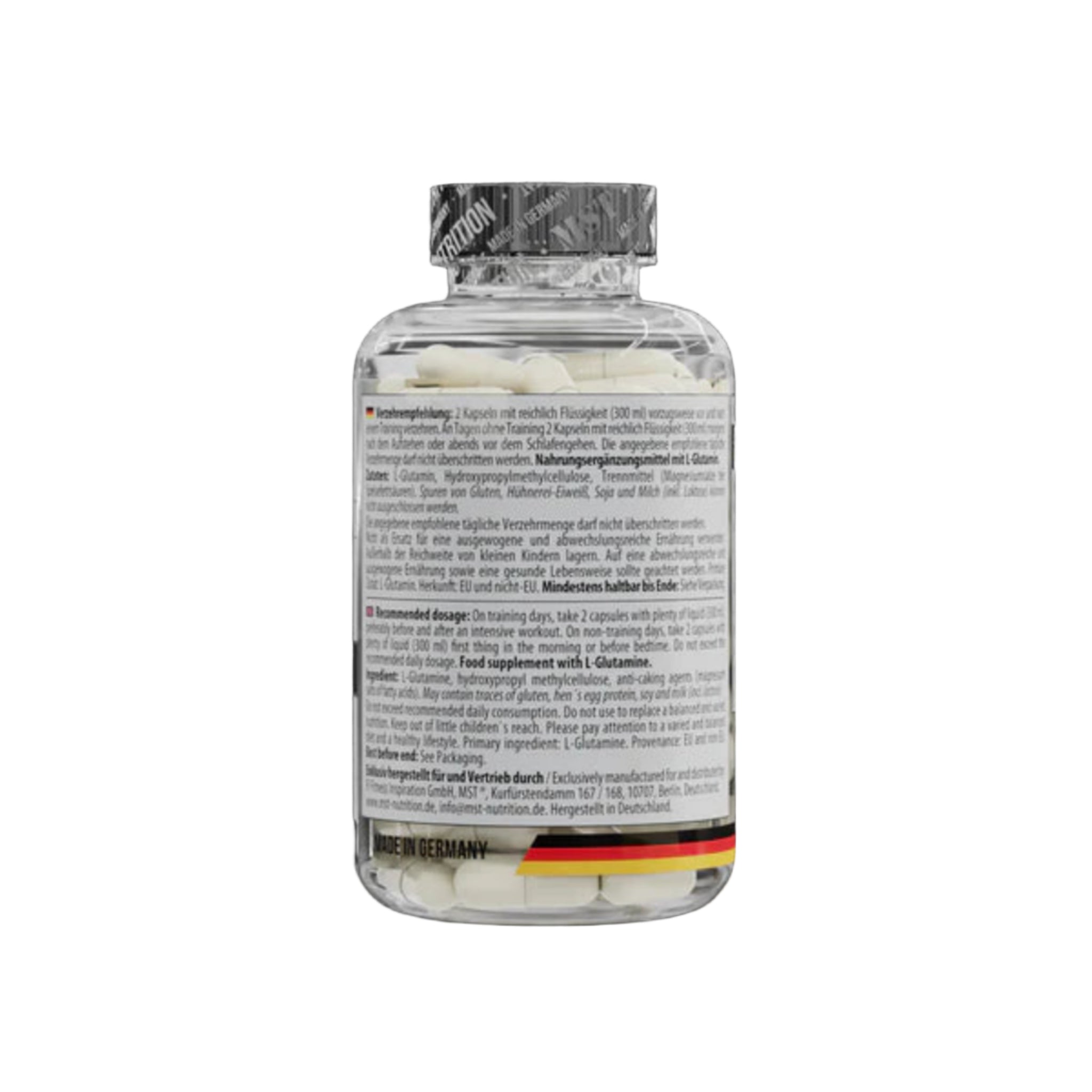 MST Glutamine 1100mg (120 Kapseln)