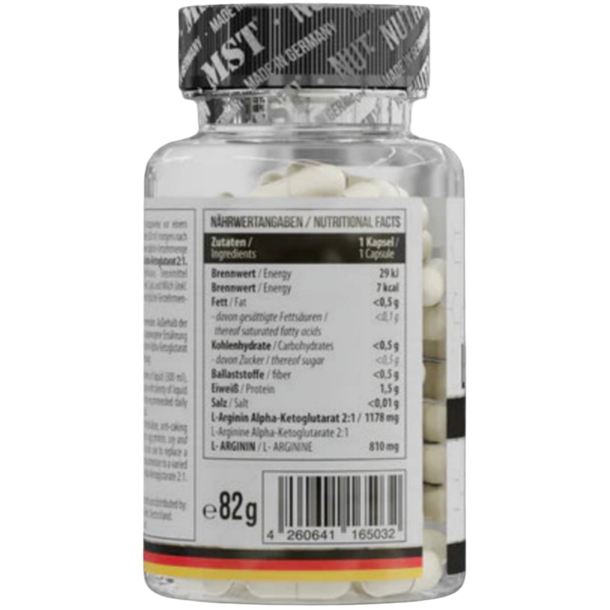 MST Arginine AAKG 1178mg (60 Kapseln)