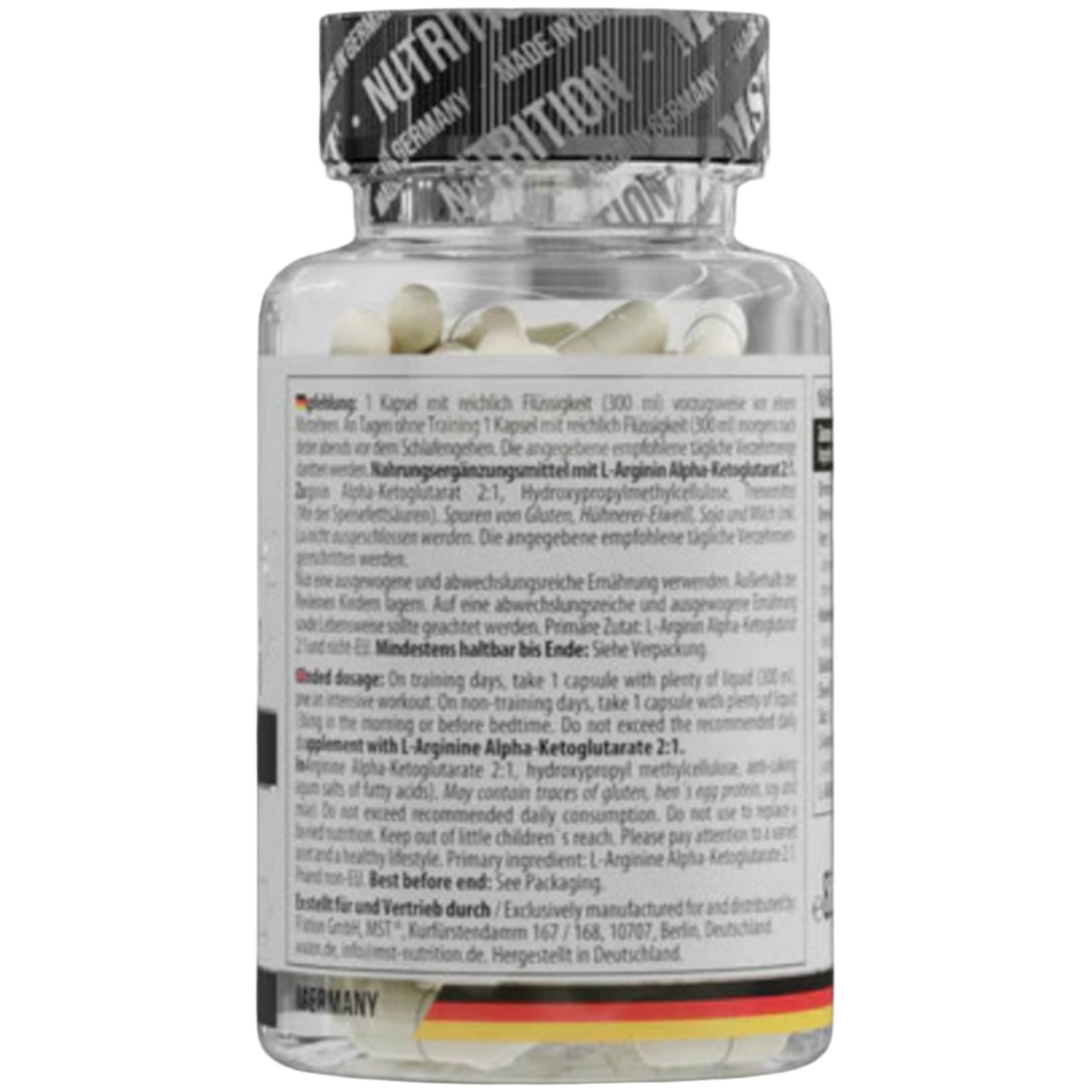 MST Arginine AAKG 1178mg (60 Kapseln)