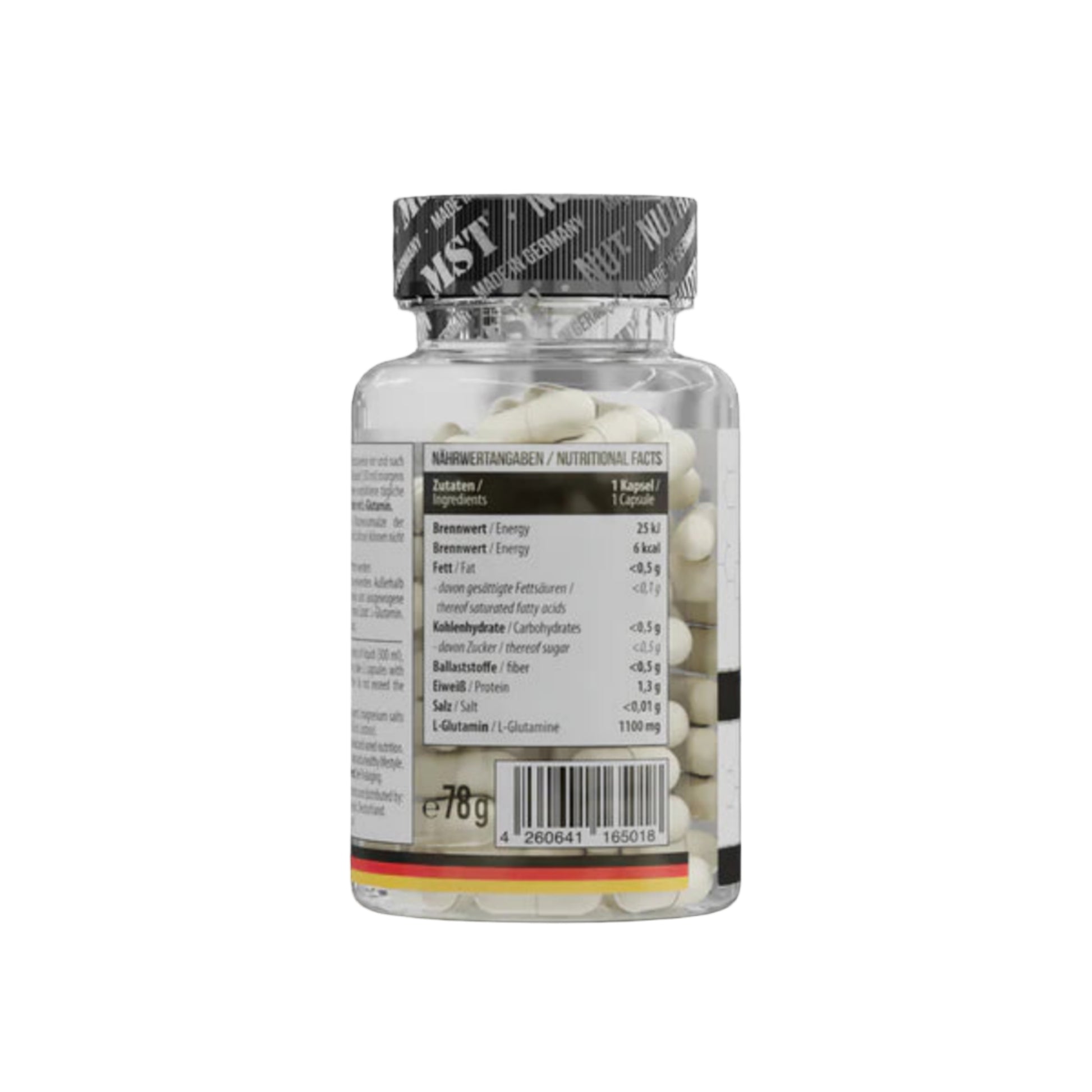 MST Glutamin 1100mg (60 Kapseln)