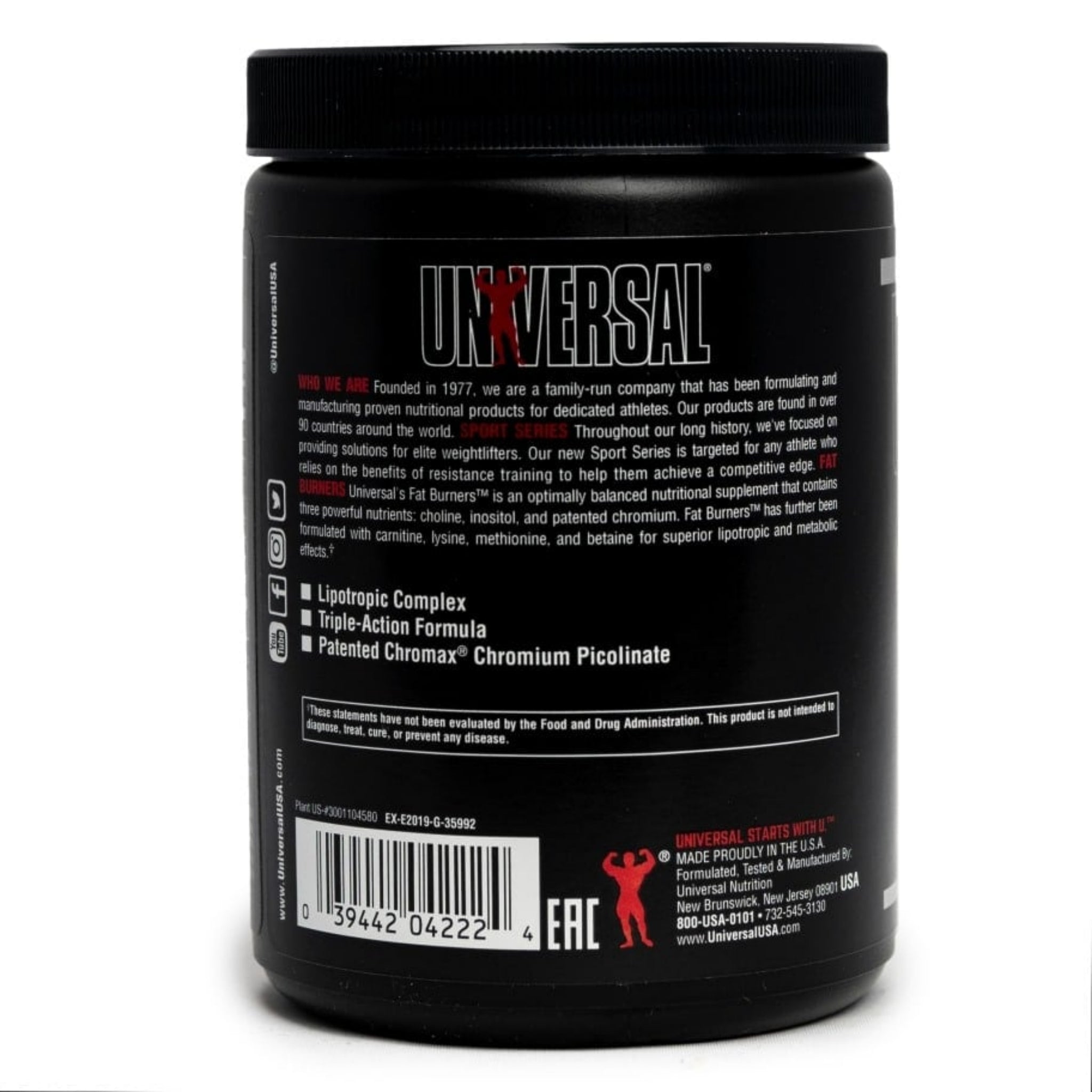Universal Nutrition Fat Burners (100 Tabletten)